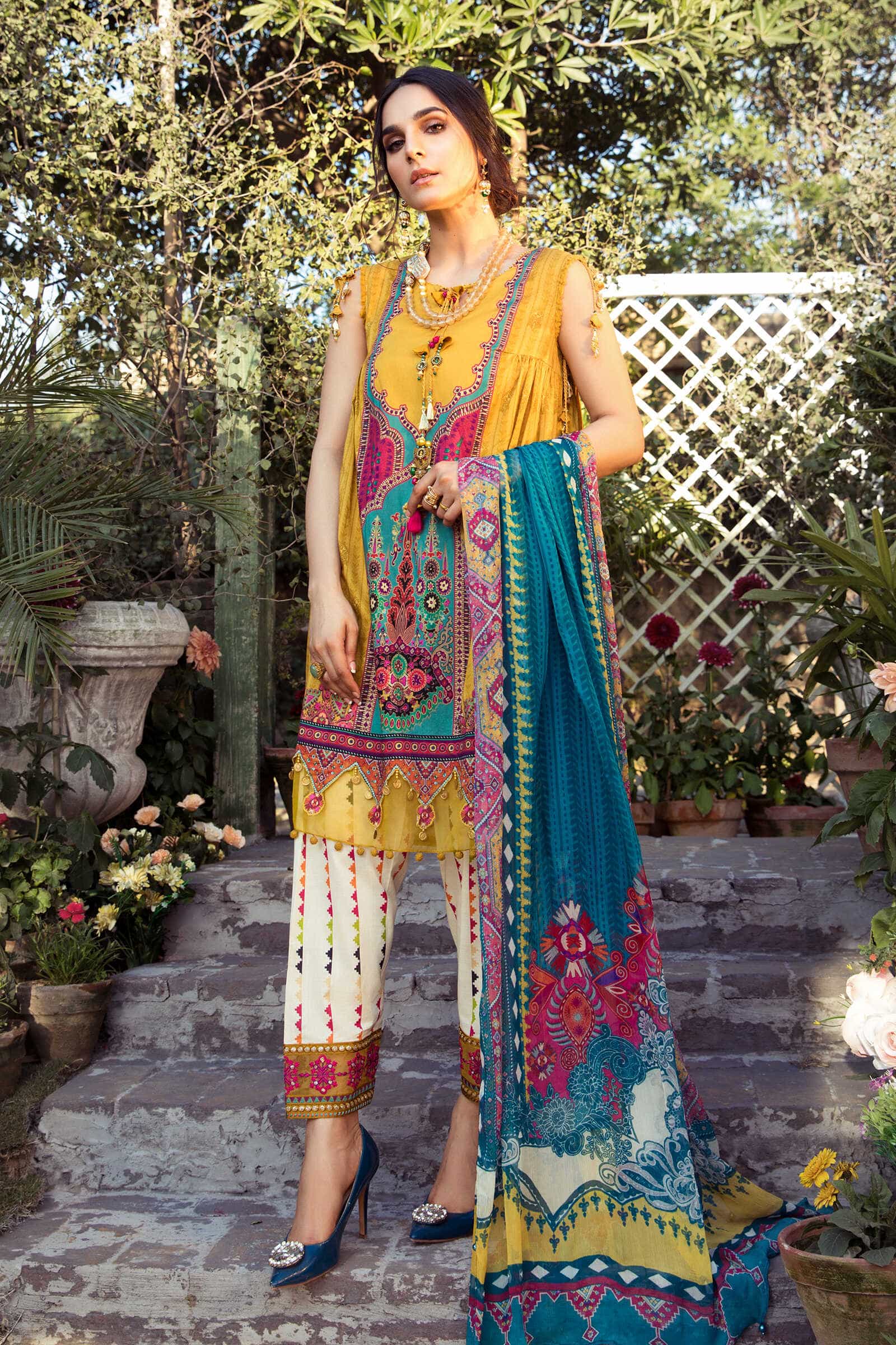 Unstitched Fabrics/M.Prints MPT-1008-A - Image 2