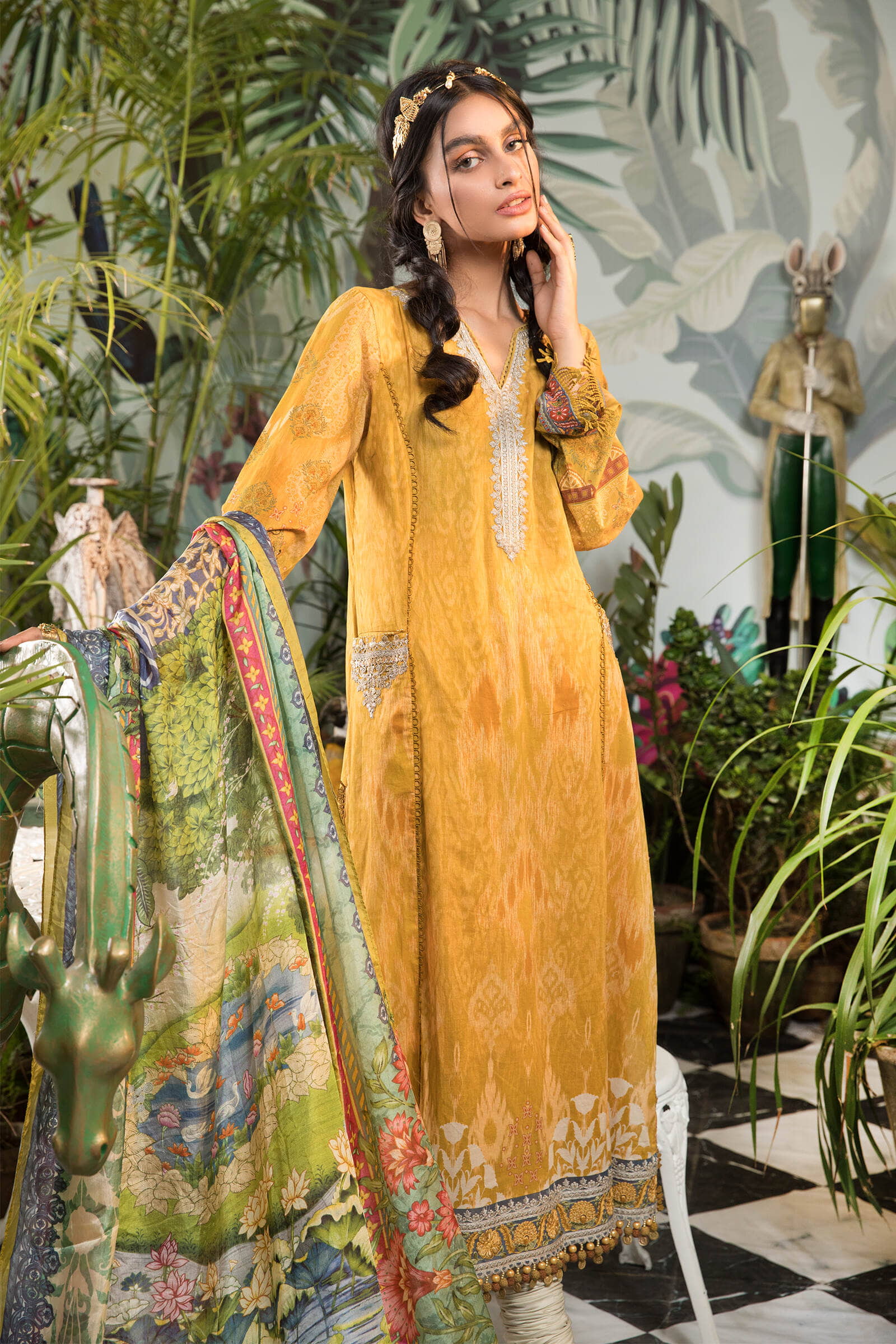 Unstitched Fabrics/M.Prints MPT-1104-A - Image 3