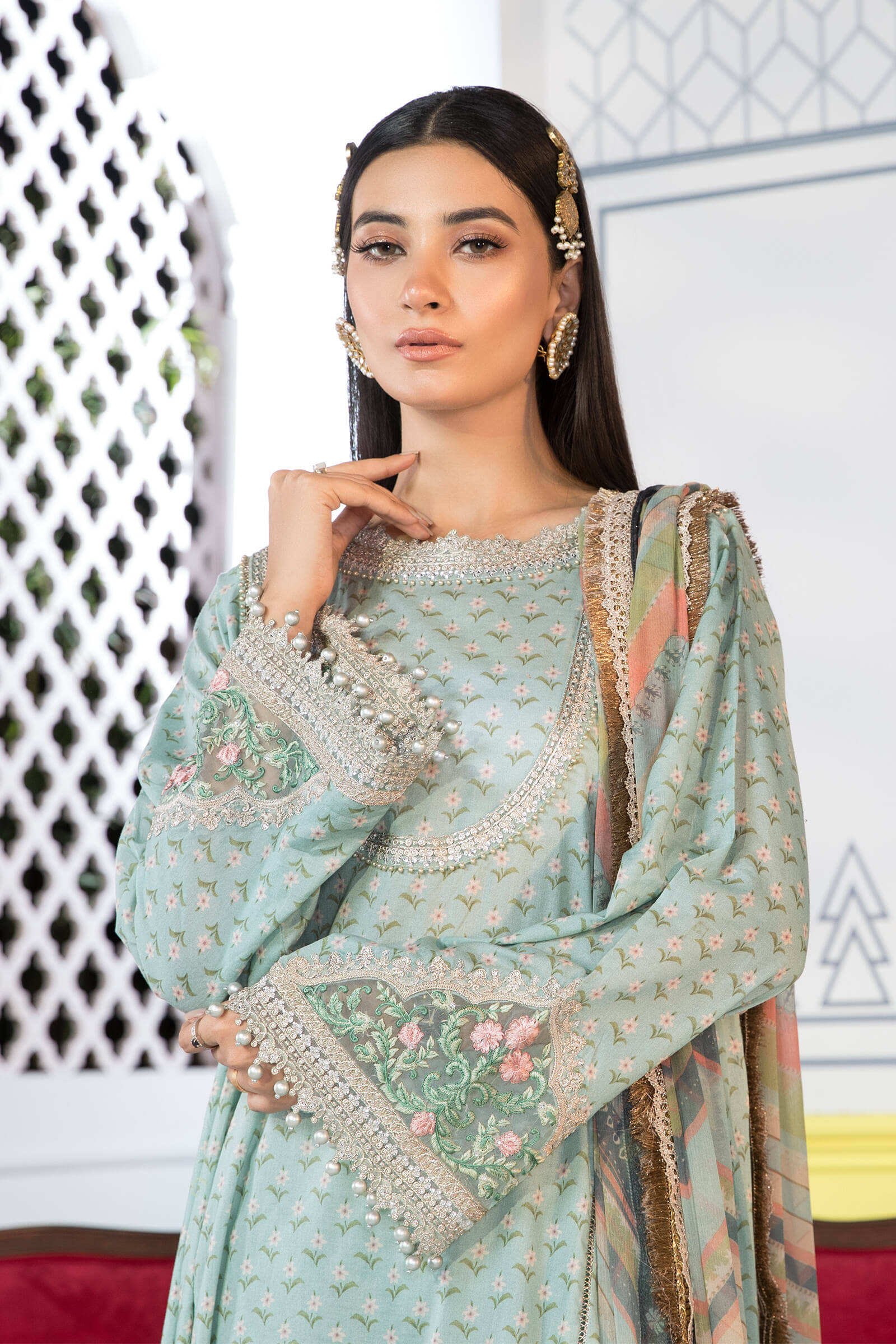 Unstitched Fabrics/M.Prints MPT-1109-A - Image 4