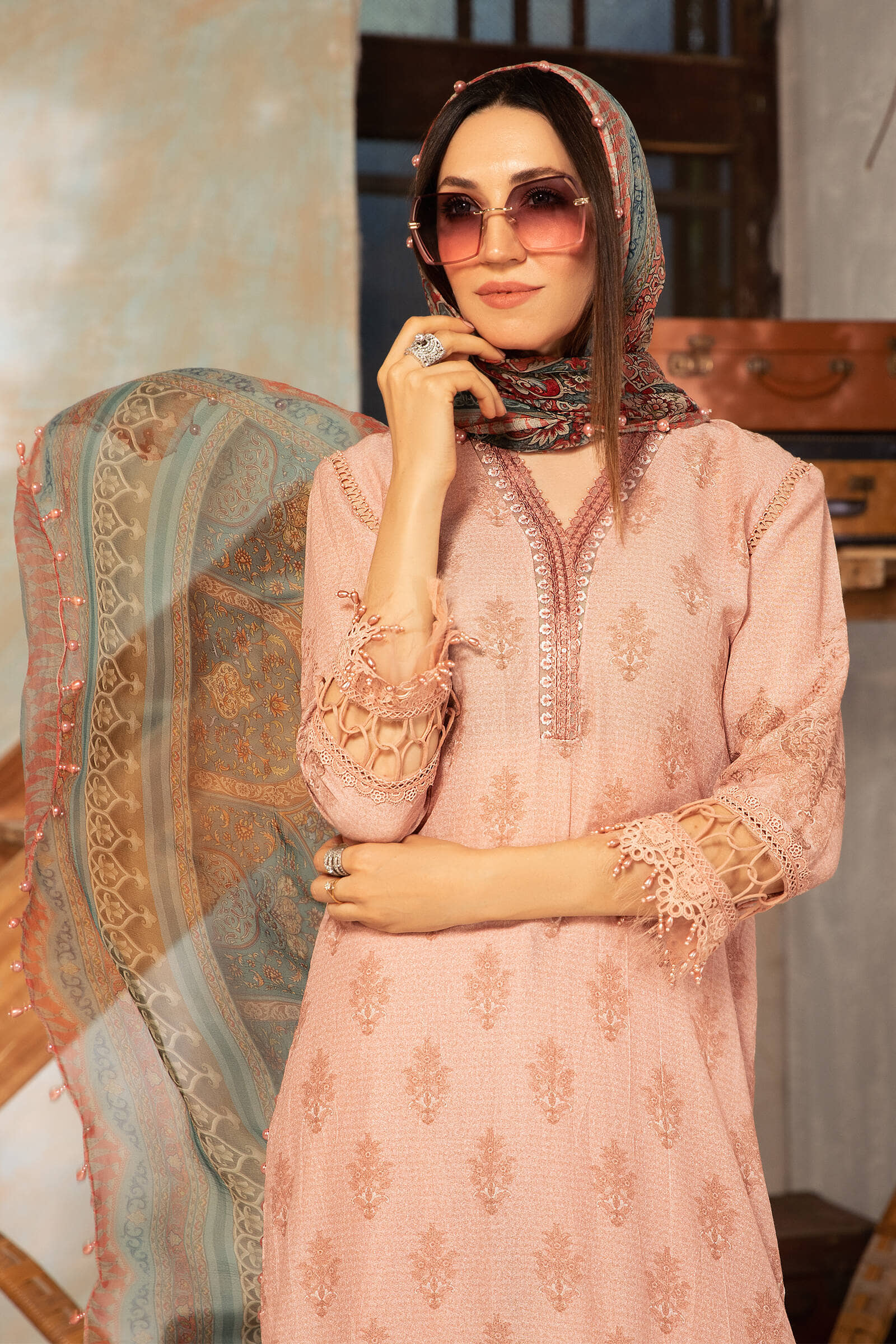 Unstitched Fabrics/M.Prints MPT-1212-A - Image 2