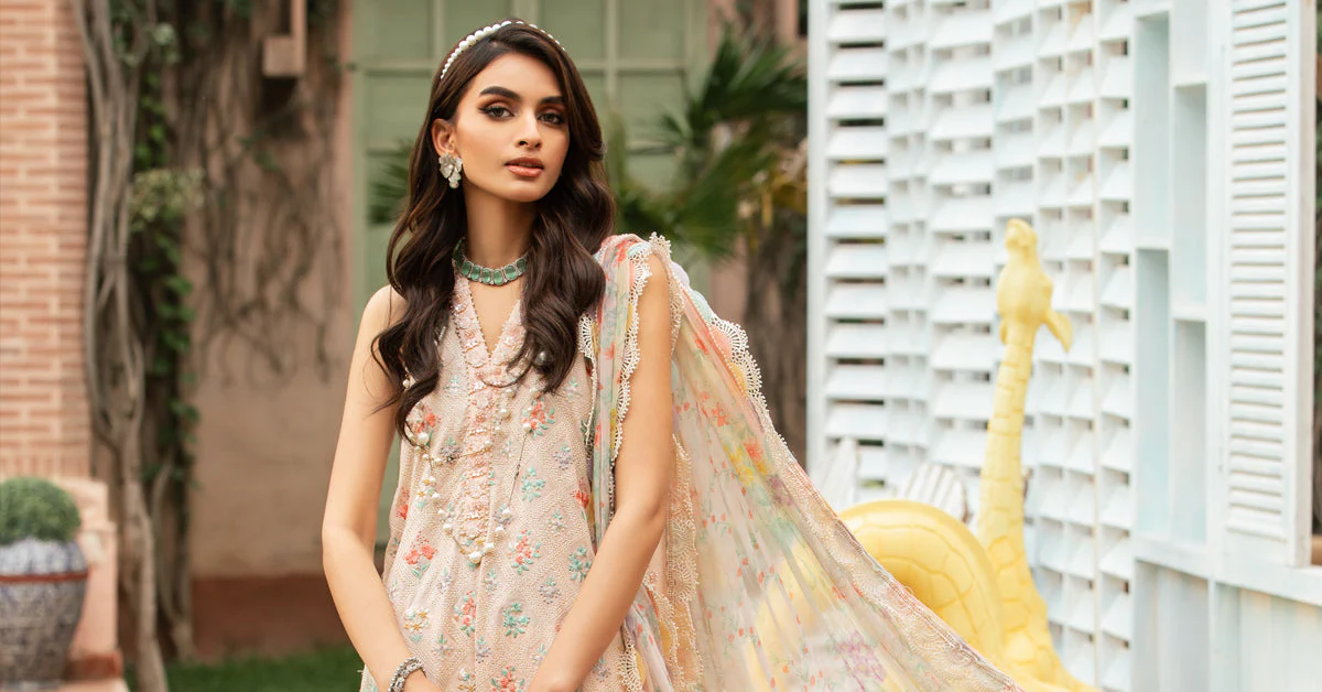 3 Piece Unstitched Printed Suit | MPT-2203-B - Image 5