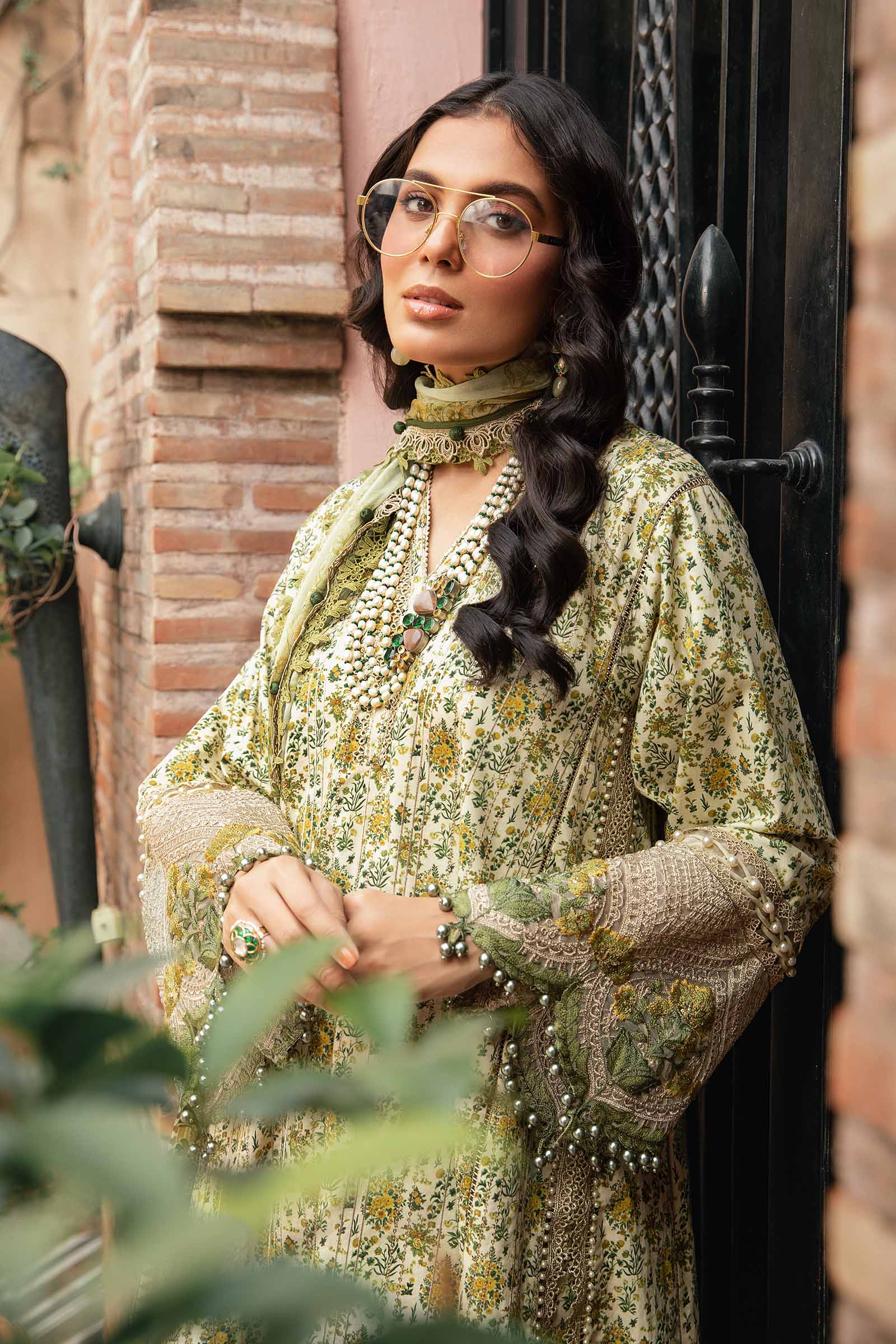 3 Piece Unstitched Printed Suit | MPT-2207-A - Image 6