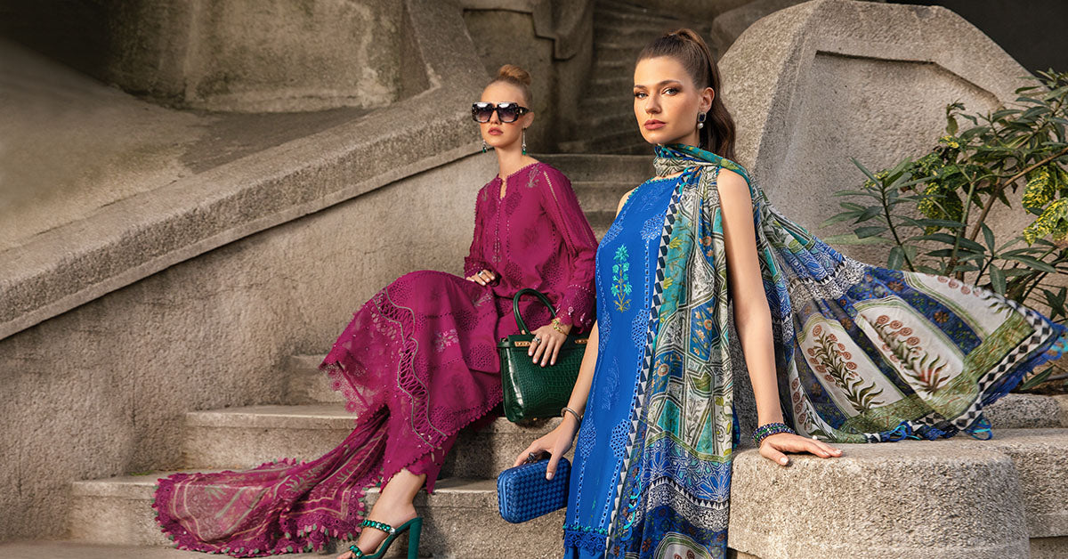 3 Piece Unstitched Printed Cambric Suit | MPT-2303-A - Image 5