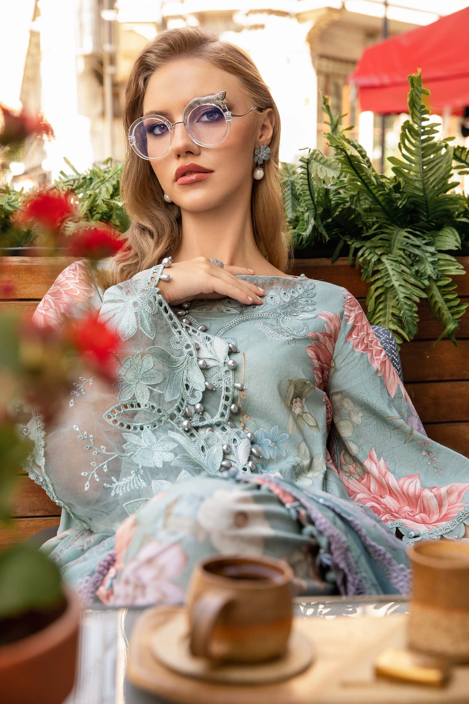 3 Piece Unstitched Printed Cambric Suit | MPT-2306-A - Image 2