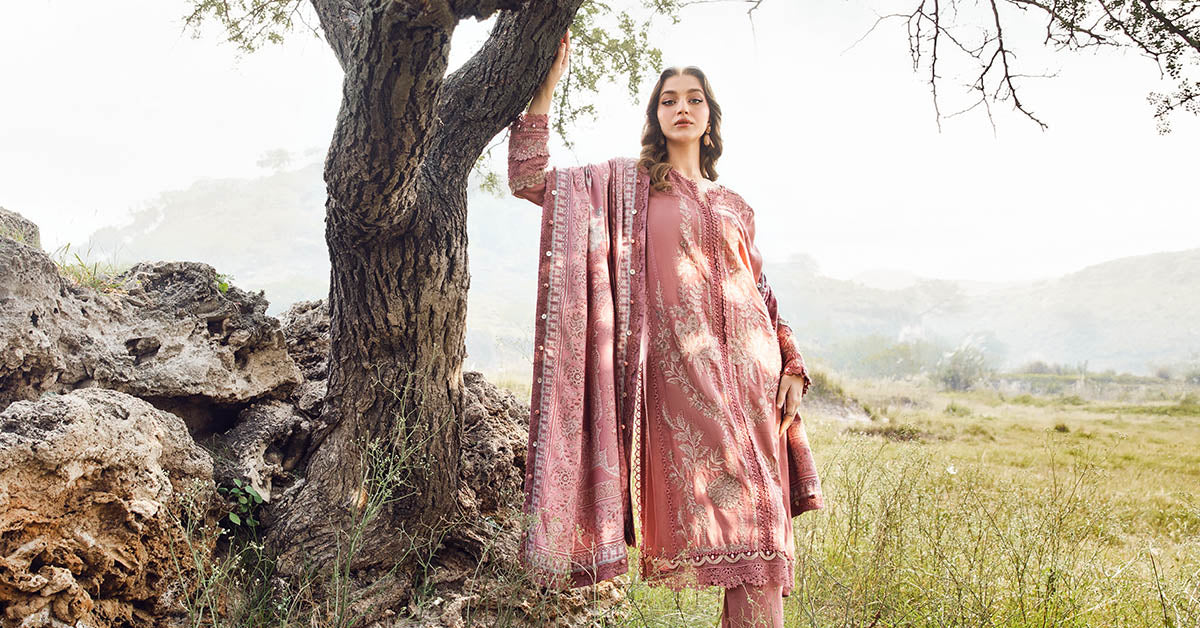 3 Piece Unstitched Printed Linen Suit | MPT-2404-A - Image 6