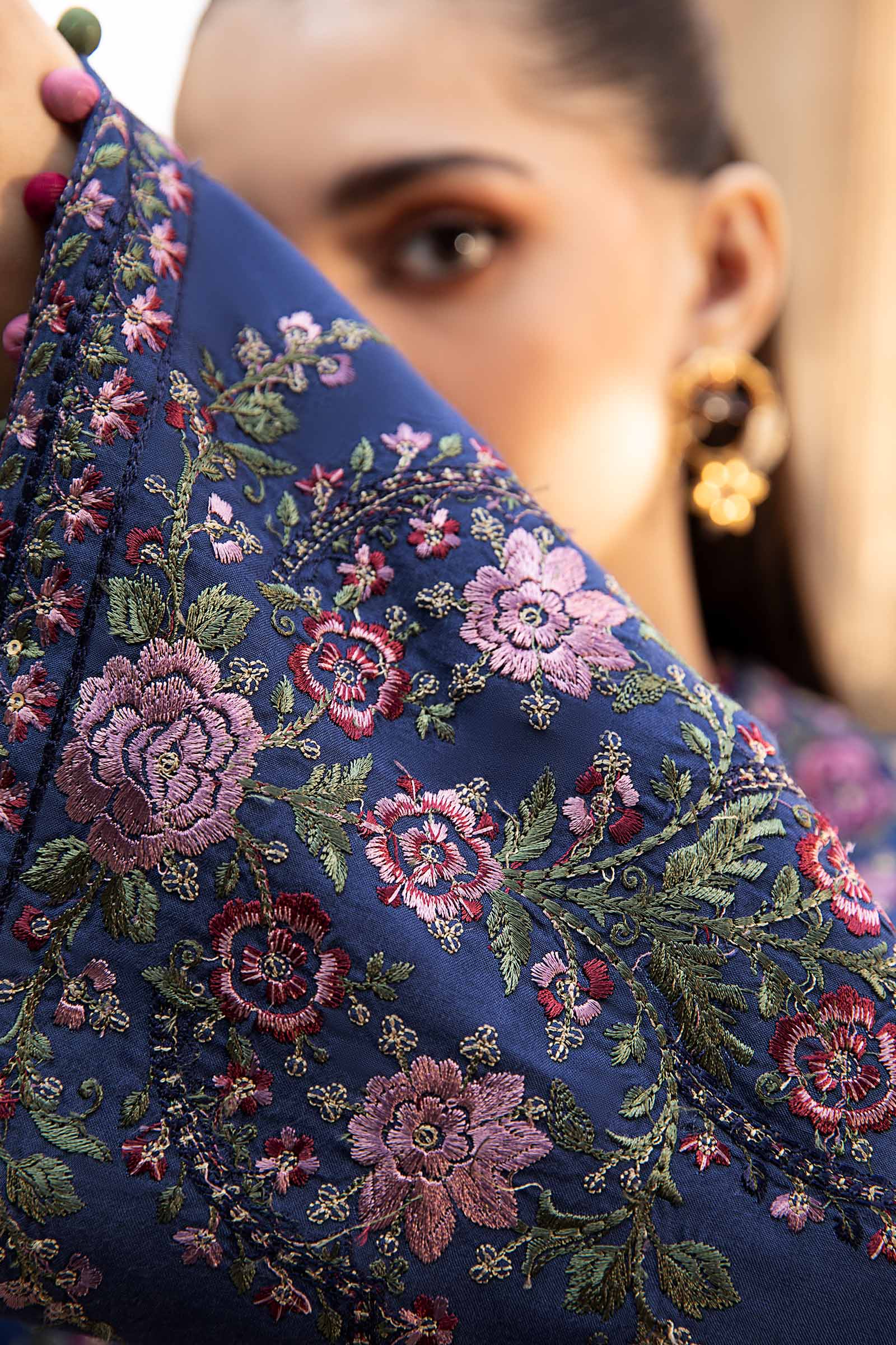 3 Piece Unstitched Printed Linen Suit | MPT-2405-A - Image 5