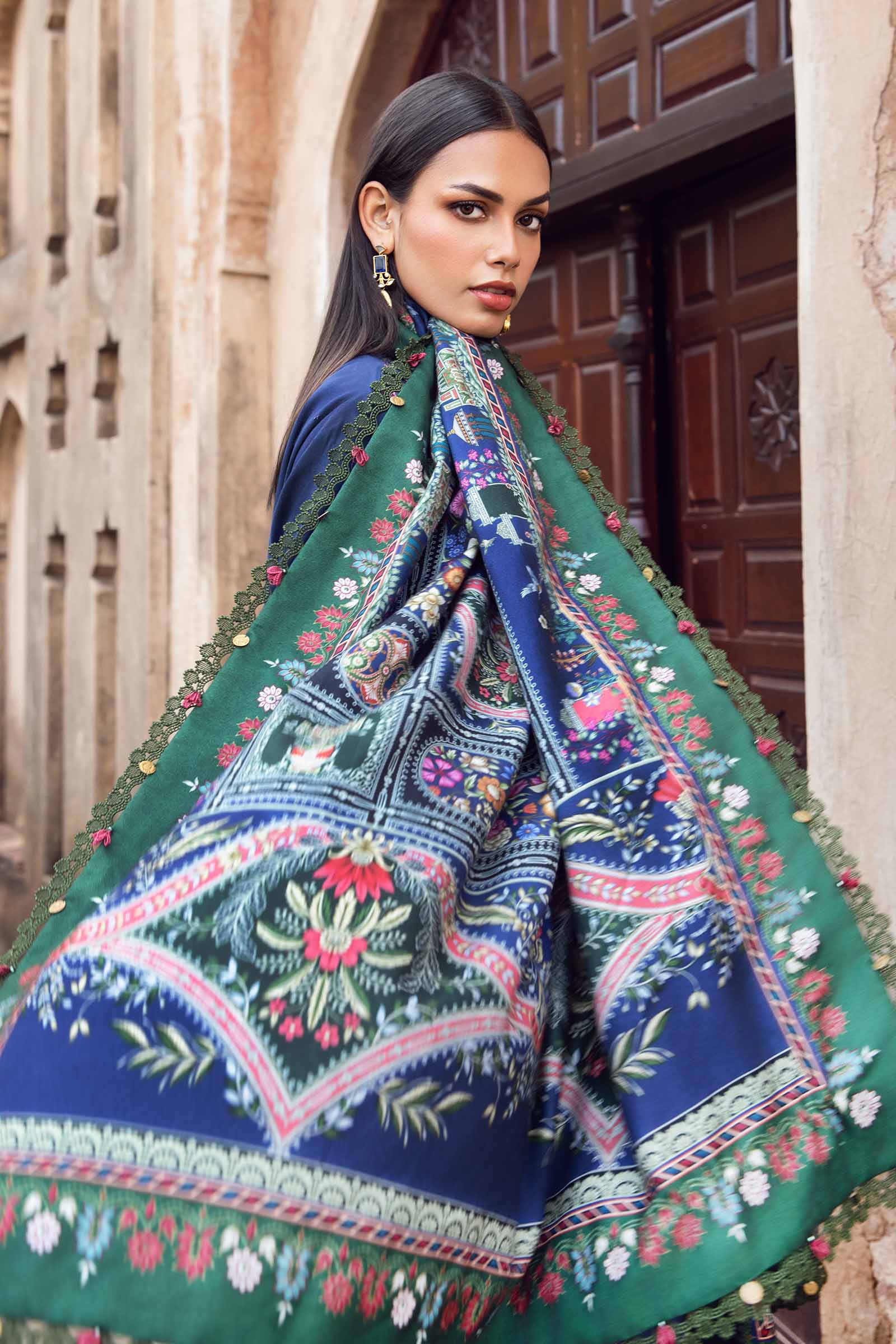 3 Piece Unstitched Printed Linen Suit | MPT-2405-A - Image 7