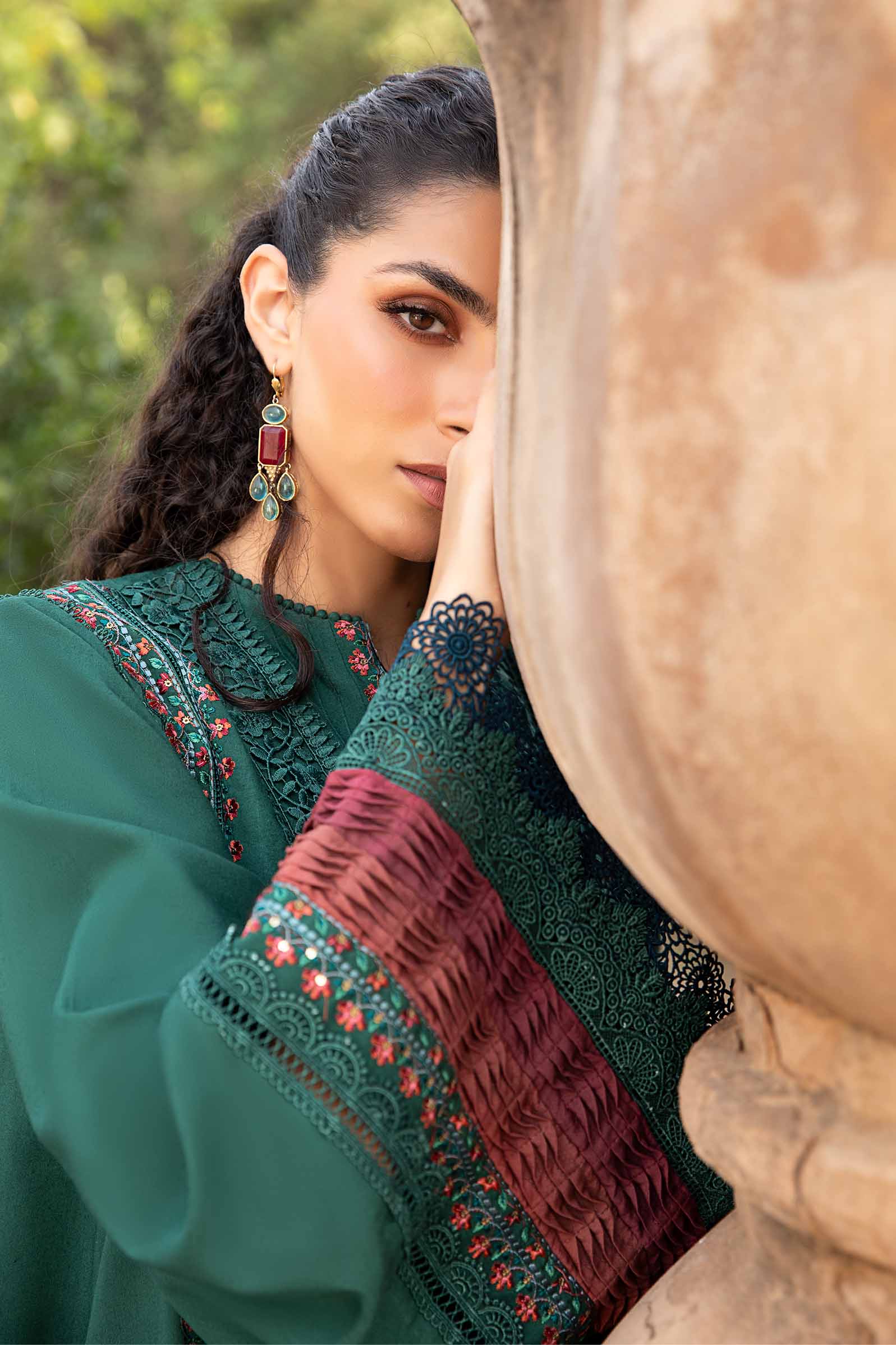 3 Piece Unstitched Printed Linen Suit | MPT-2405-B - Image 5