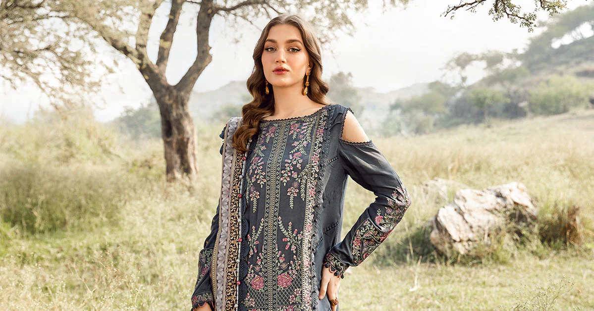 3 Piece Unstitched Printed Linen Suit | MPT-2406-A - Image 7