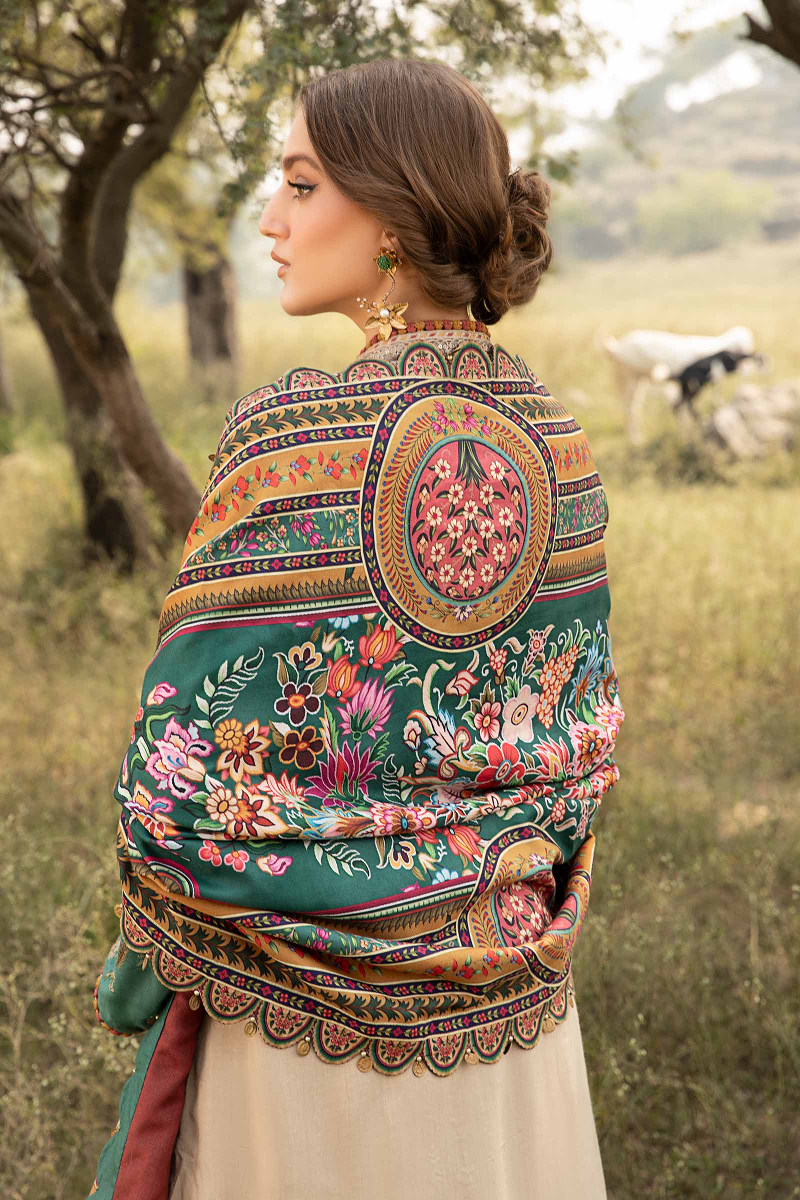 3 Piece Unstitched Printed Linen Suit | MPT-2407-A - Image 5