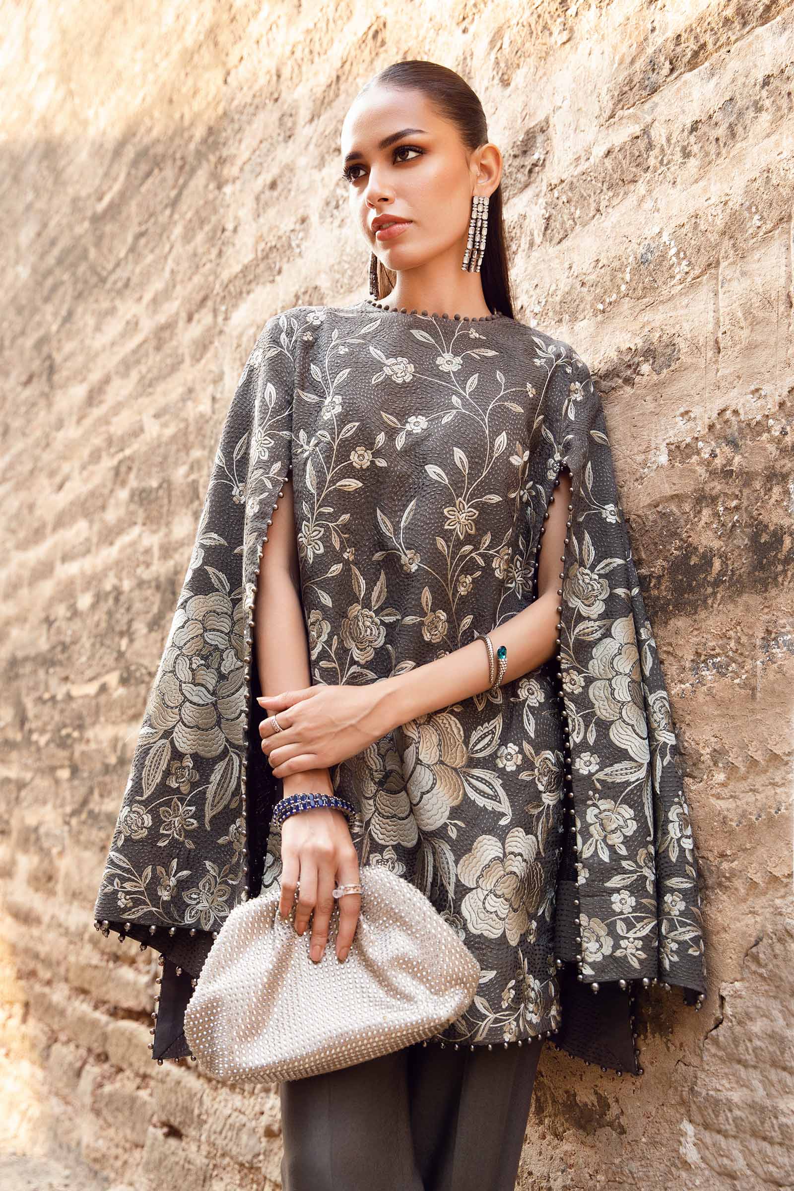 3 Piece Unstitched Printed Linen Suit | MPT-2408-B - Image 4