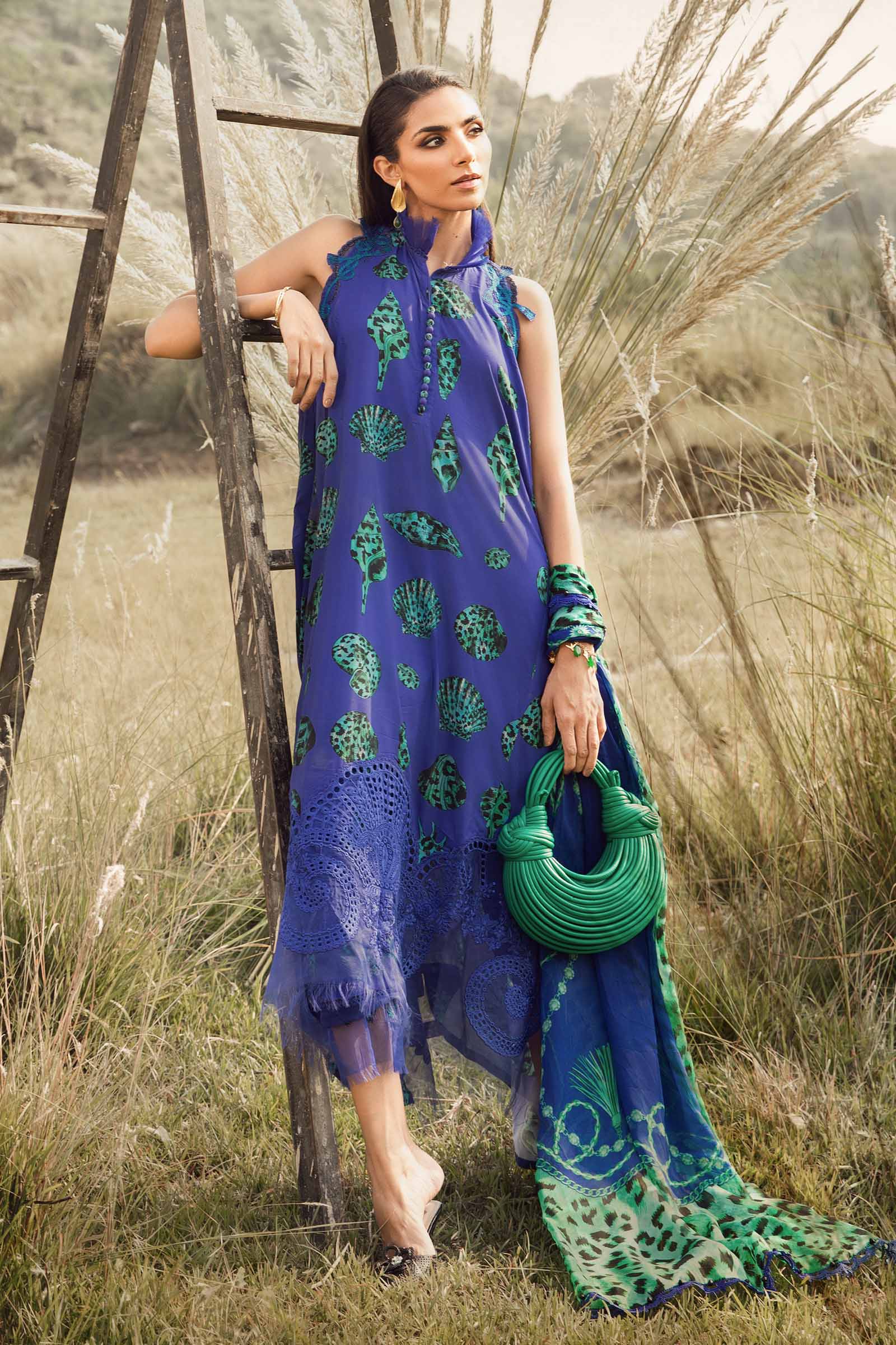 3 Piece Unstitched Printed Linen Suit | MPT-2410-A - Image 3