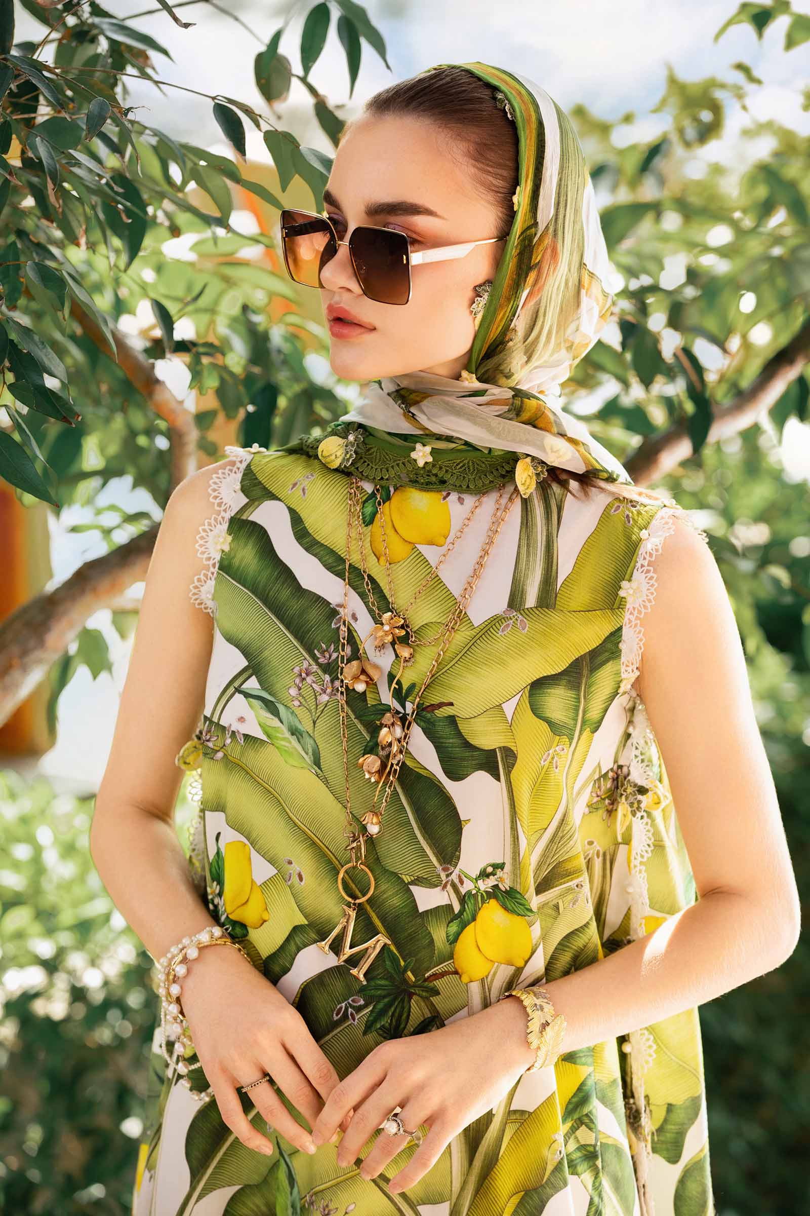 3 Piece Unstitched Printed Lawn Suit | MPT-2503-A - Image 2
