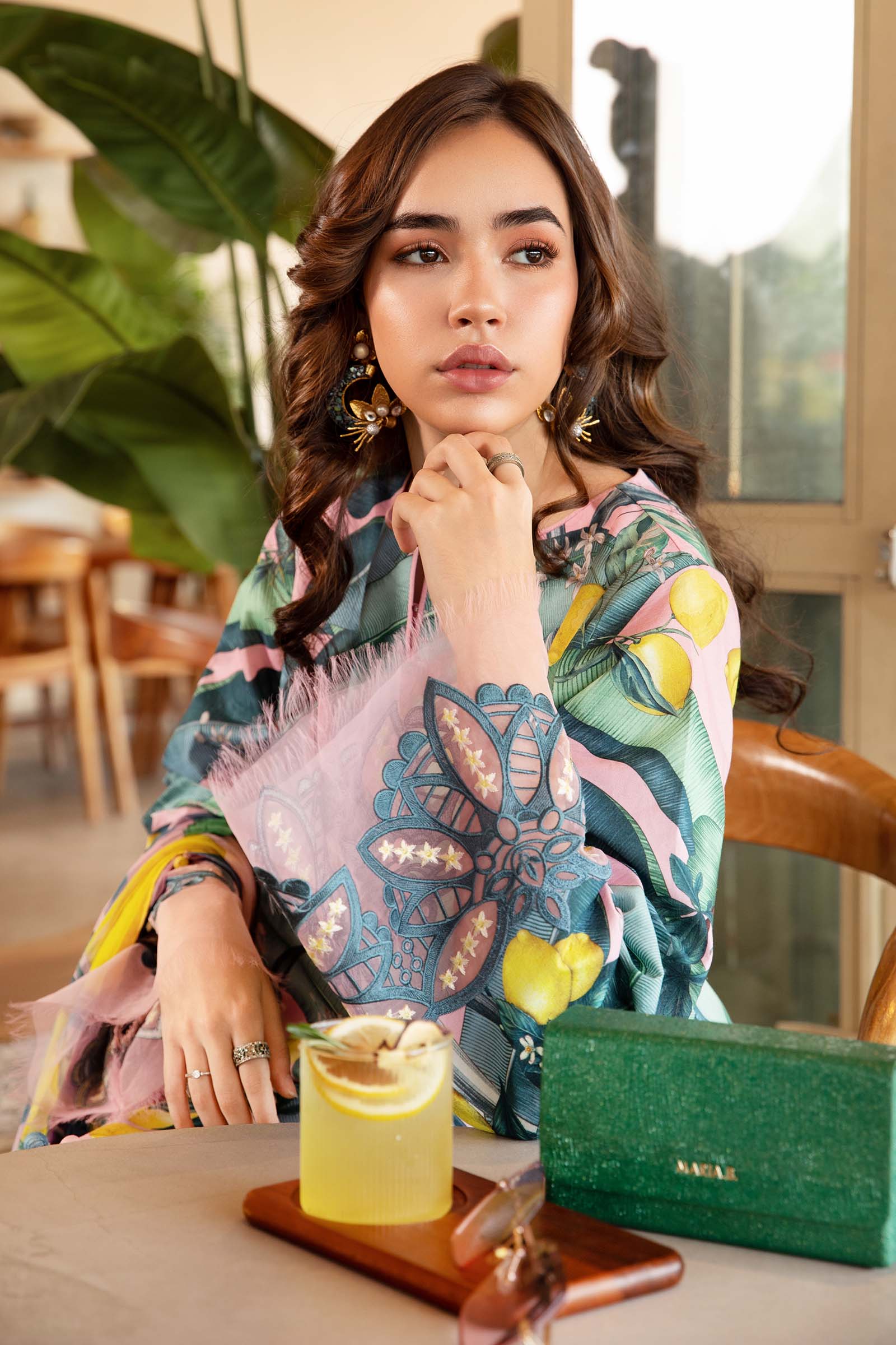 3 Piece Unstitched Printed Lawn Suit | MPT-2503-B - Image 2