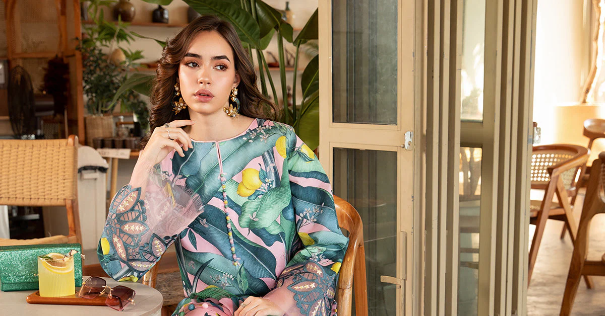 3 Piece Unstitched Printed Lawn Suit | MPT-2503-B - Image 6