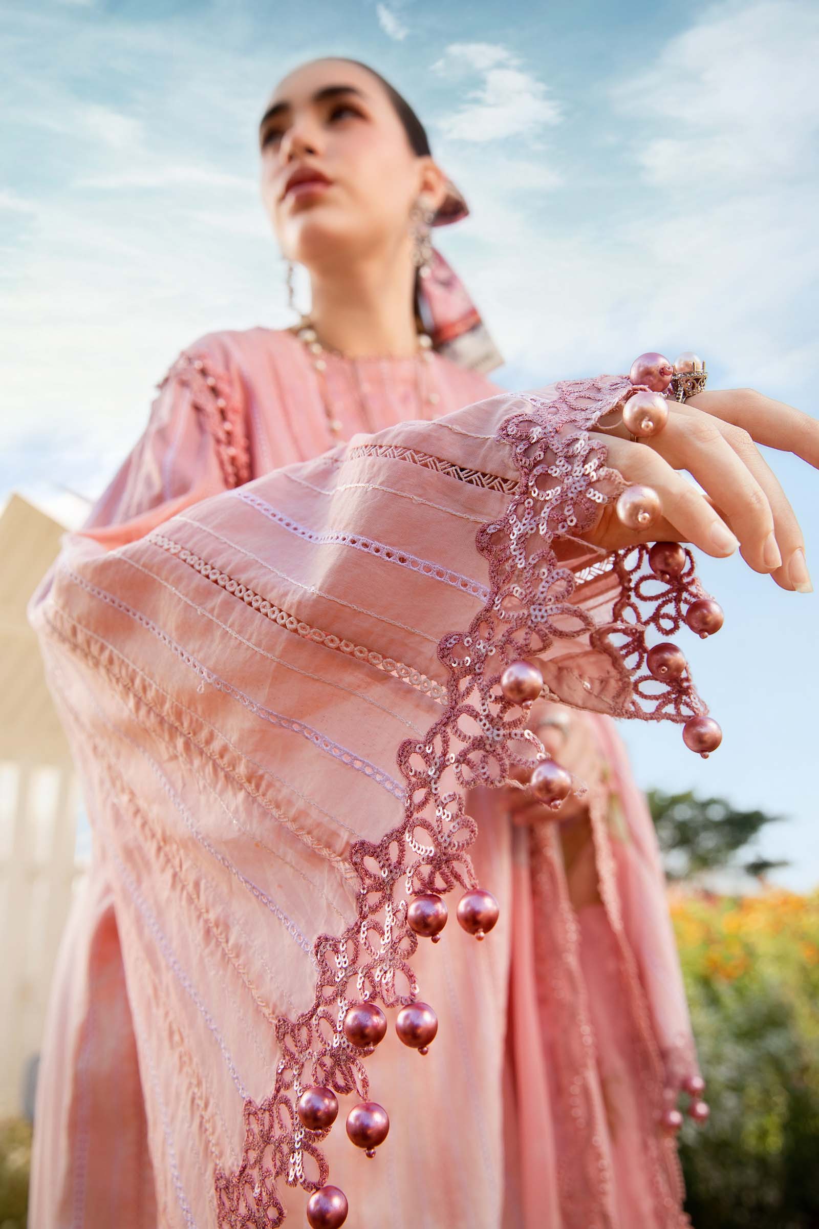 3 Piece Unstitched Printed Lawn Suit | MPT-2506-A - Image 2