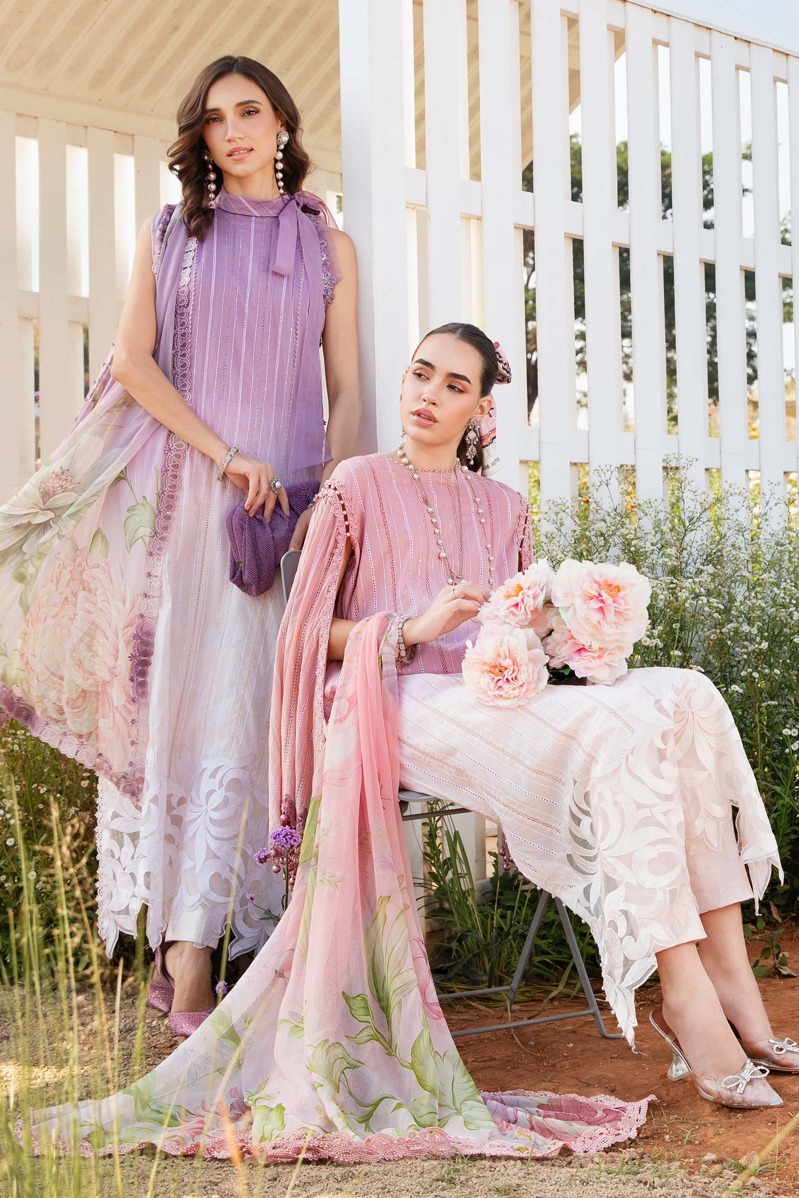 3 Piece Unstitched Printed Lawn Suit | MPT-2506-A - Image 4