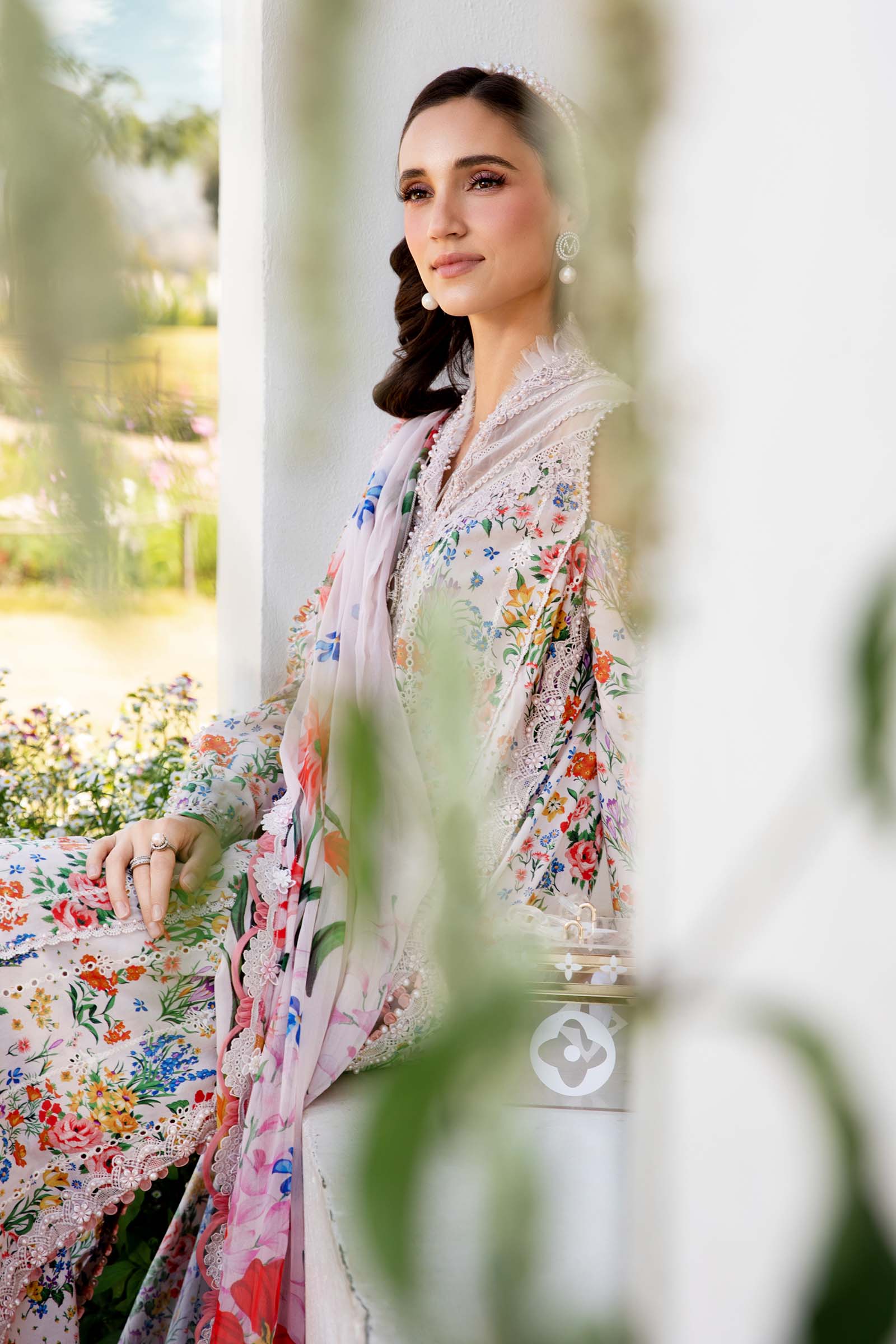 3 Piece Unstitched Printed Lawn Suit | MPT-2507-A - Image 5