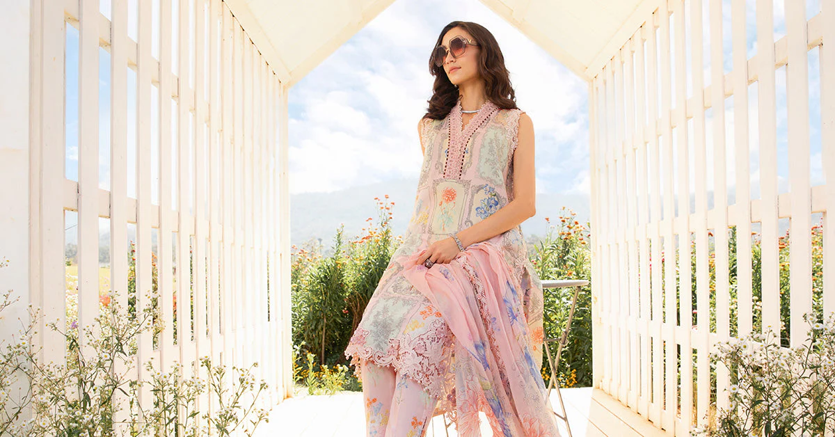 3 Piece Unstitched Printed Lawn Suit | MPT-2511-A - Image 6
