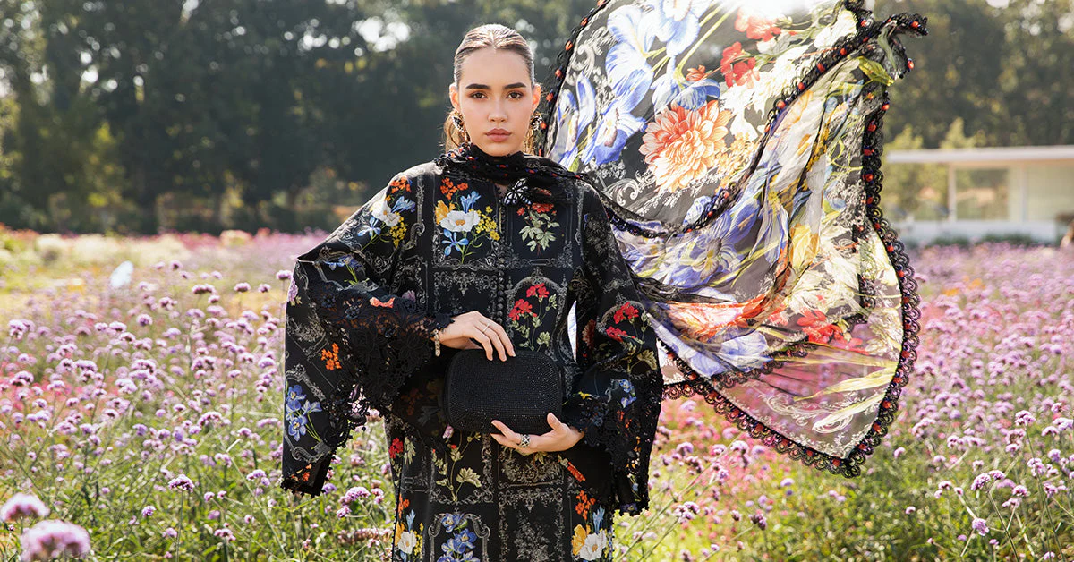 3 Piece Unstitched Printed Lawn Suit | MPT-2511-B - Image 7