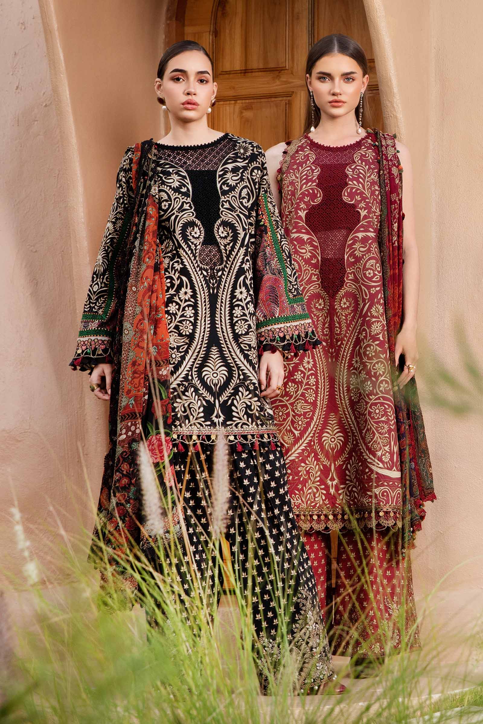 3 Piece Unstitched Printed Lawn Suit | MPT-2512-B - Image 4