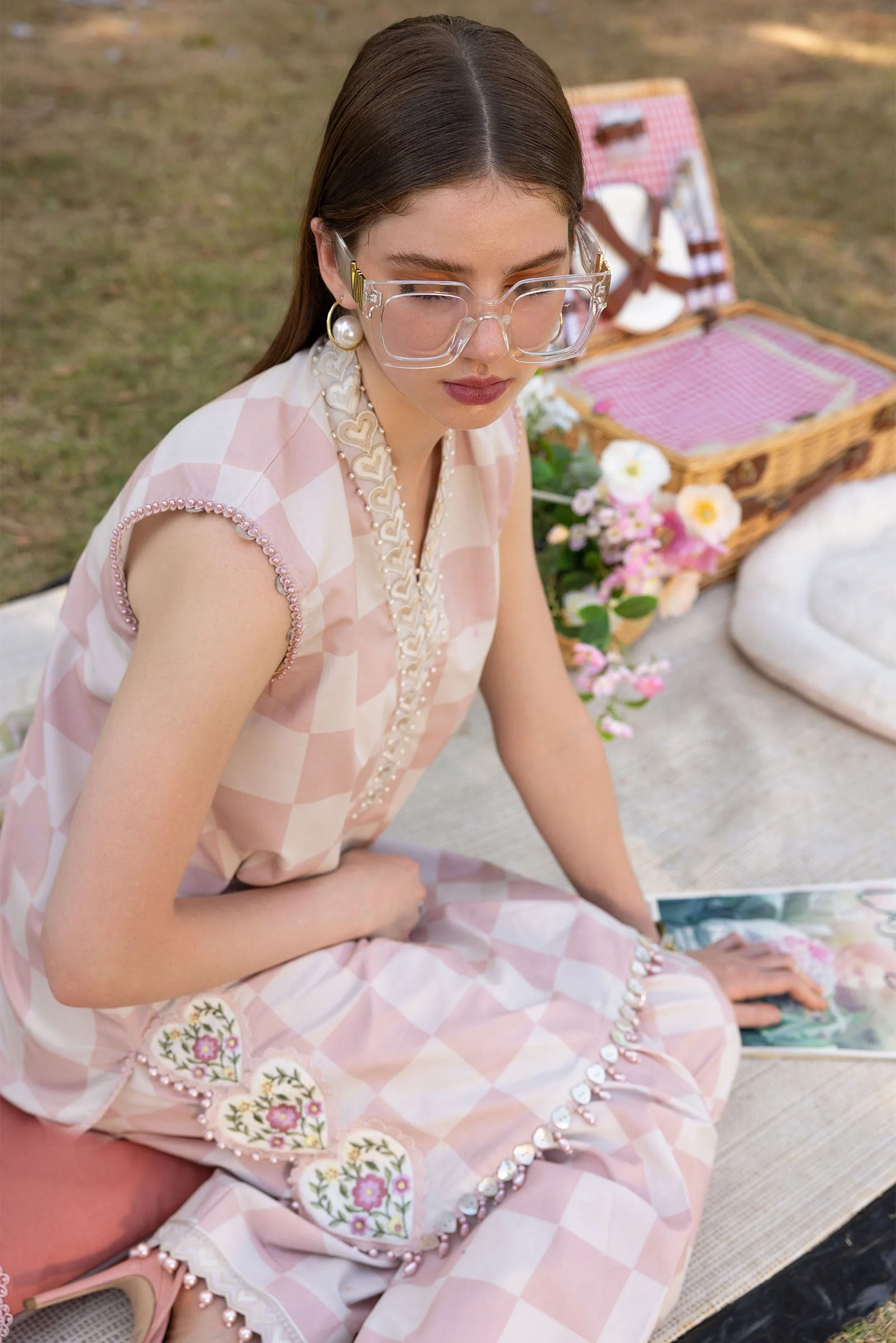 3 Piece Unstitched Embroidered Lawn Suit - Image 3