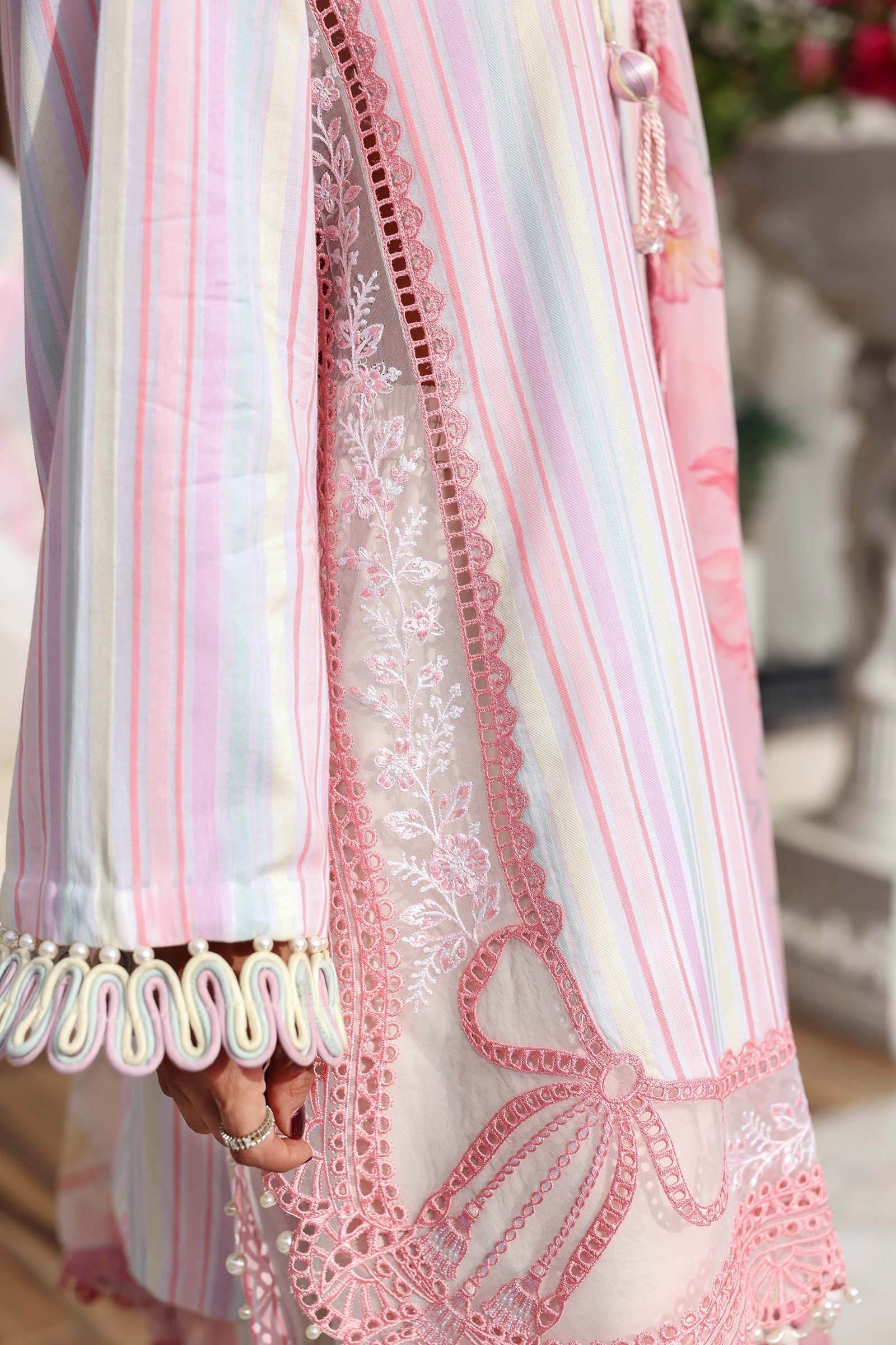 3 Piece Unstitched Embroidered Jacquard Suit - Image 4