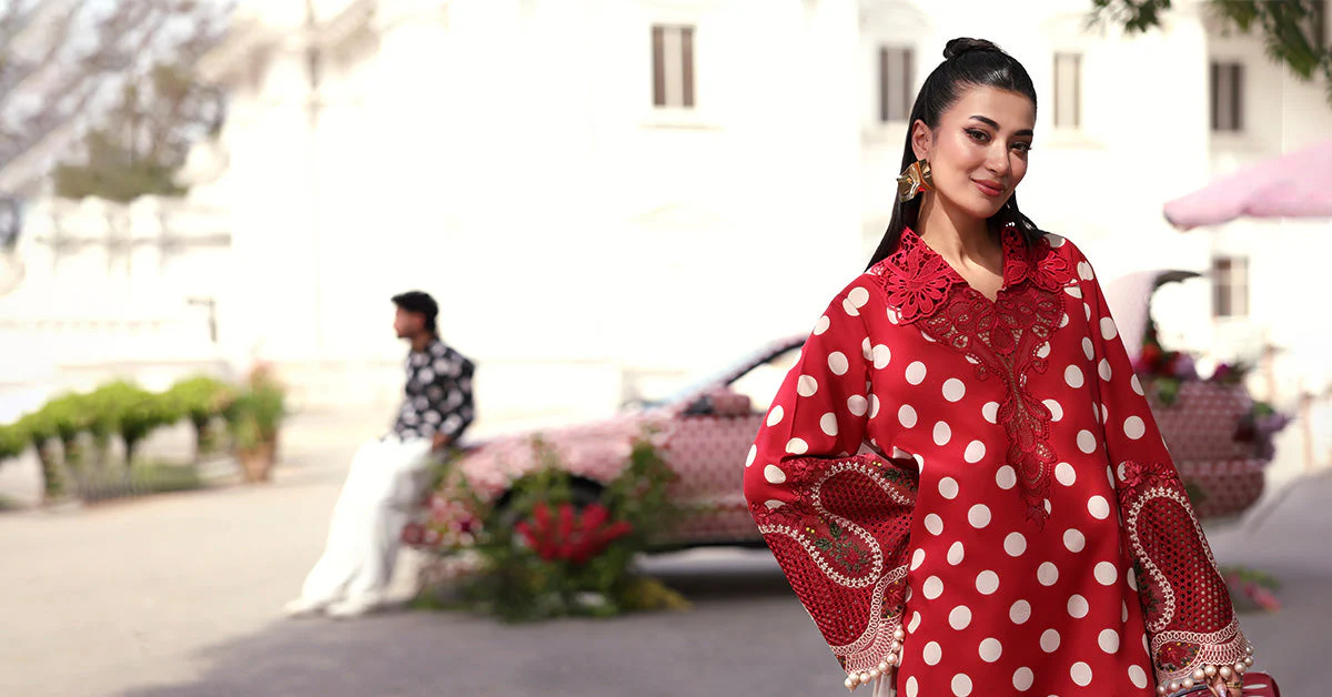 3 Piece Unstitched Embroidered Lawn Suit - Image 8