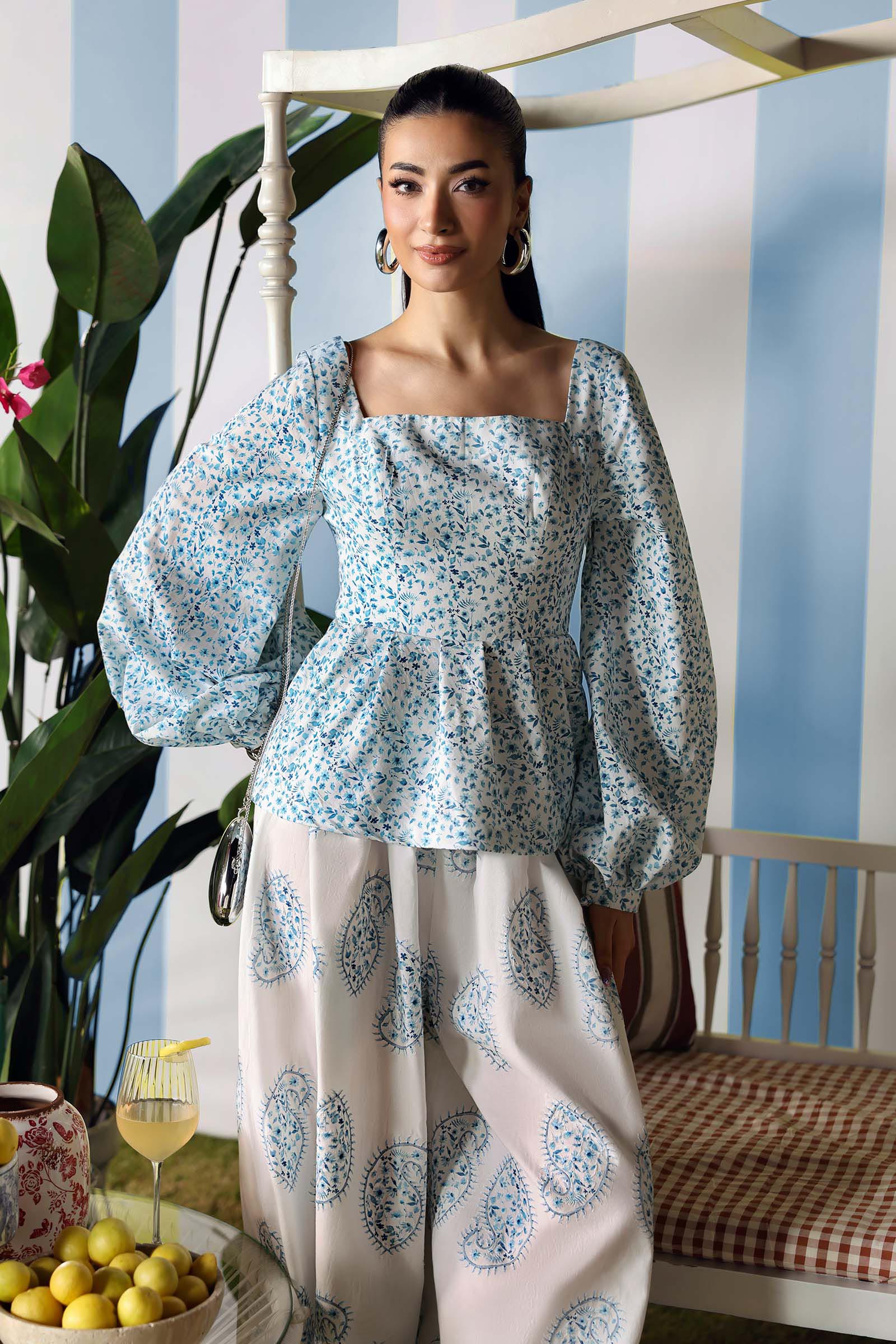 3 Piece Unstitched Embroidered Lawn Suit - Image 6