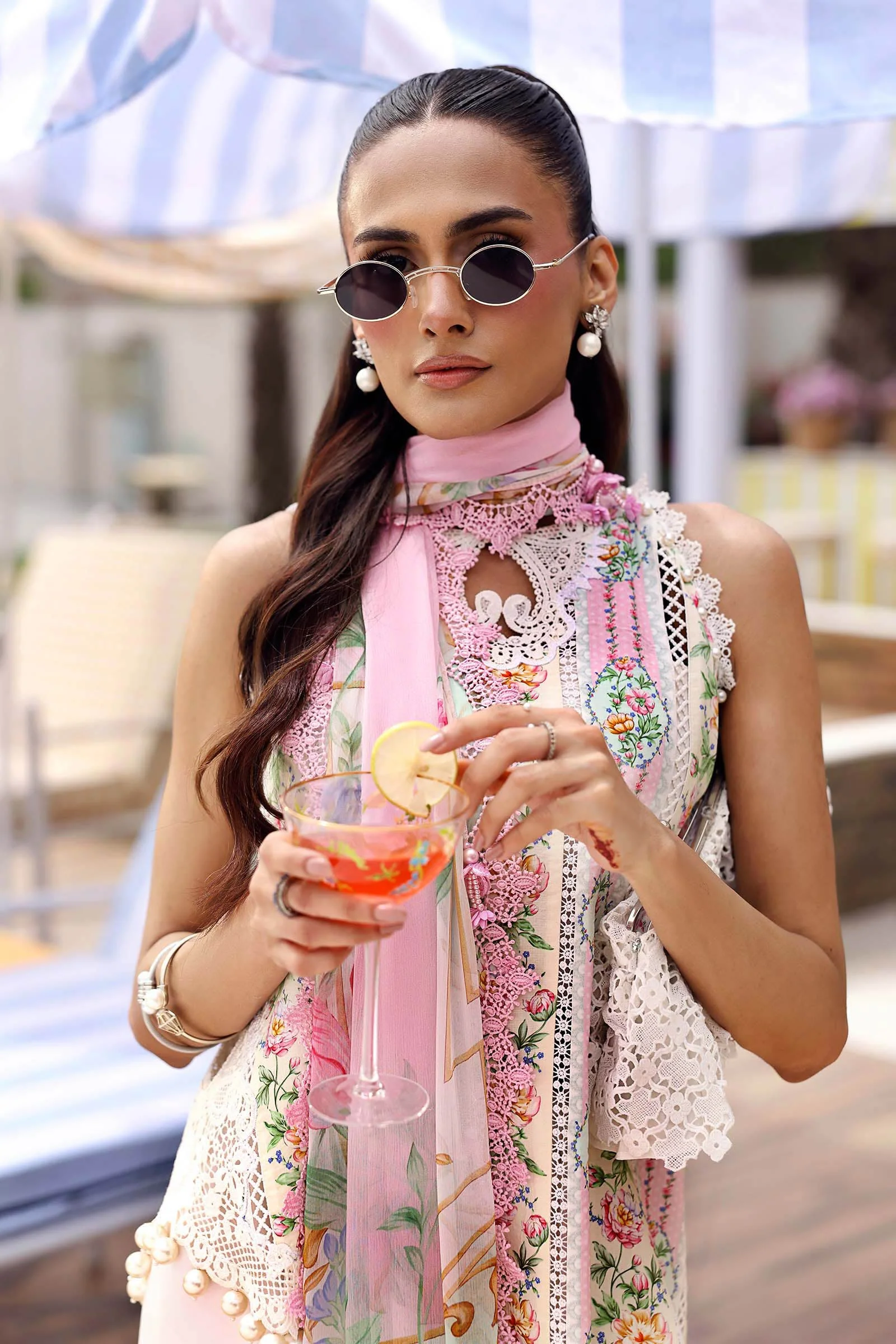 3 Piece Unstitched Embroidered Lawn Suit - Image 6