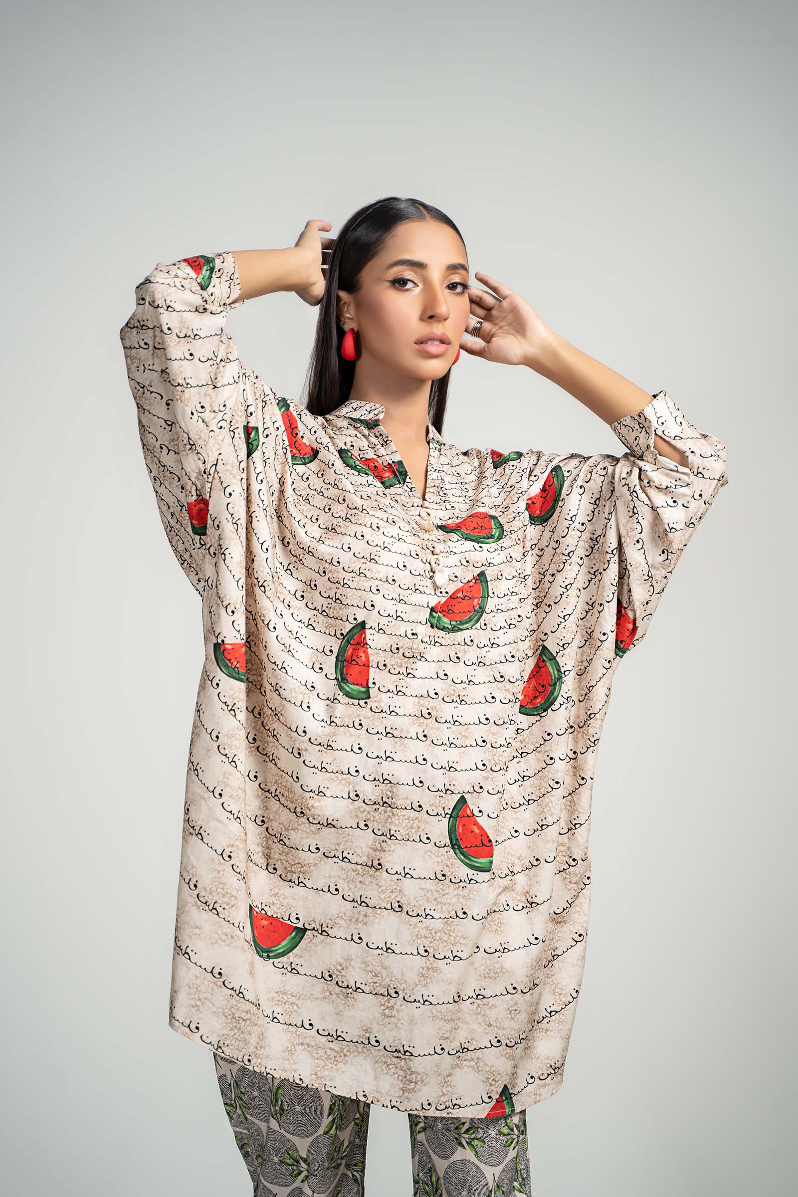 3 Piece Printed Lawn Suit - Image 2