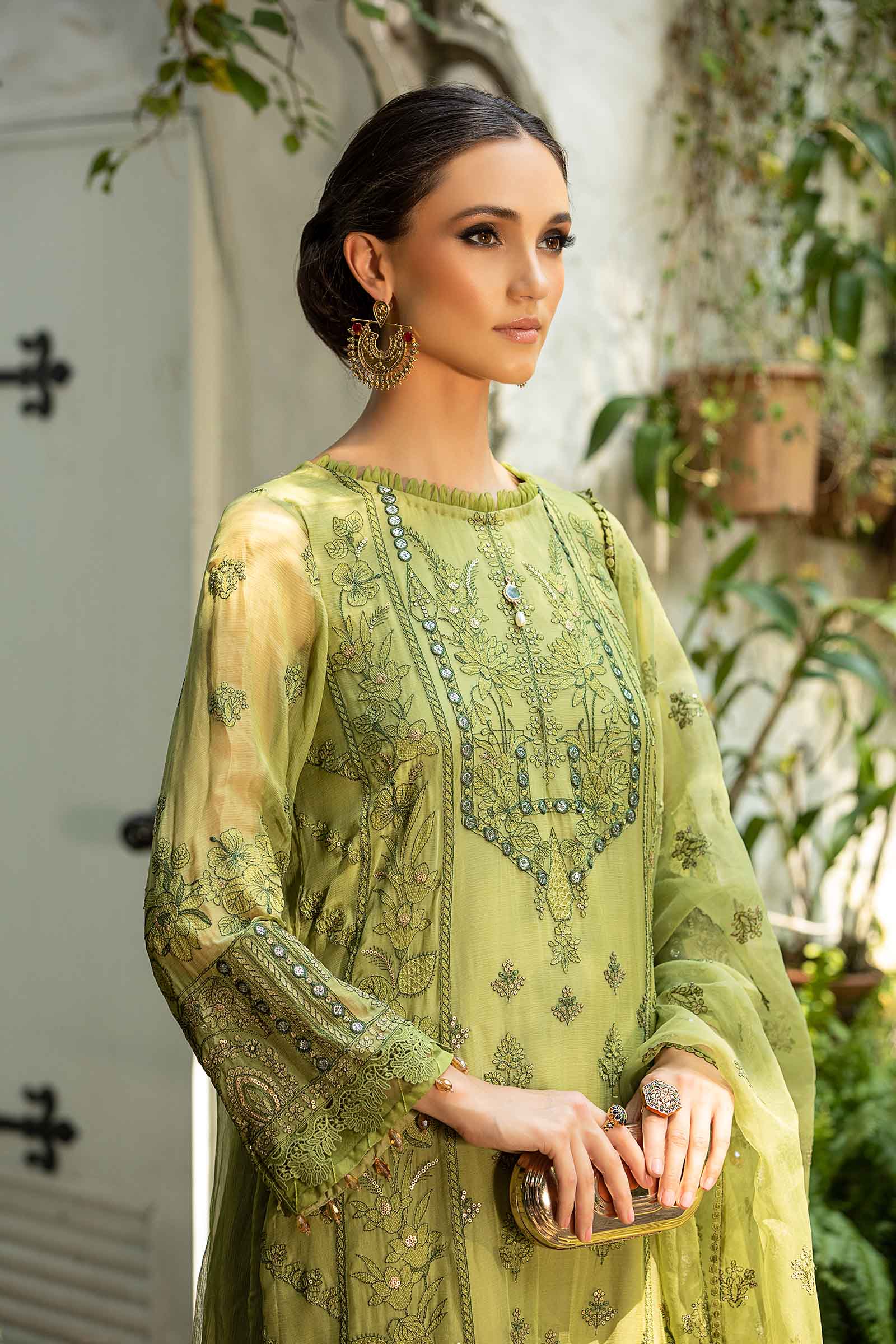 3 Piece Embroidered Suit - Image 2