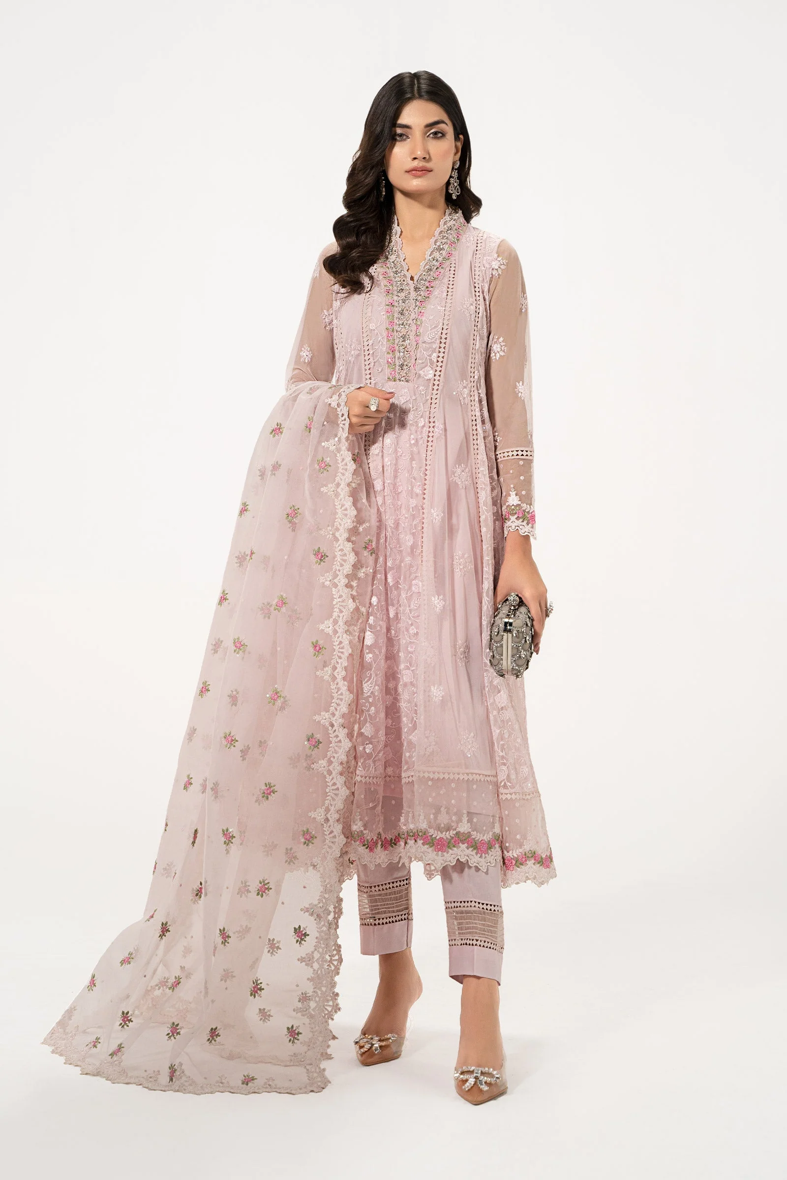 3 Piece Embroidered Suit - Image 10