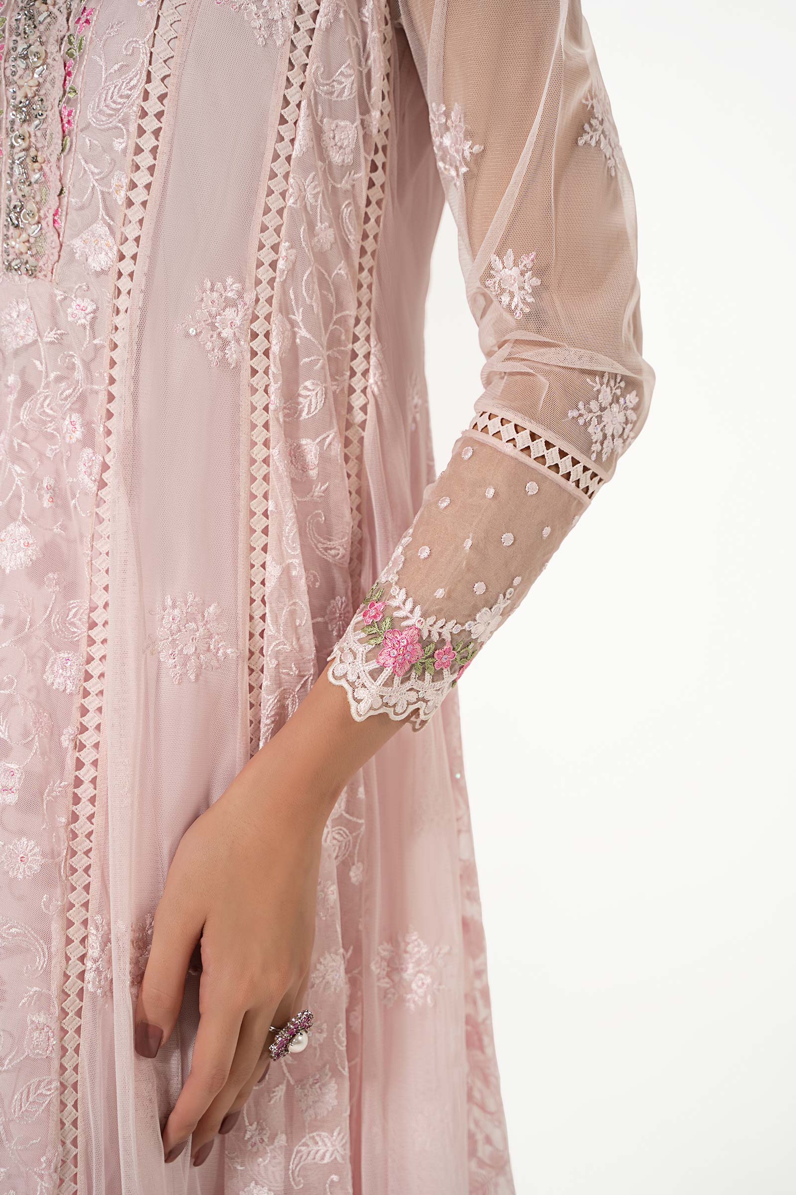 3 Piece Embroidered Suit - Image 5