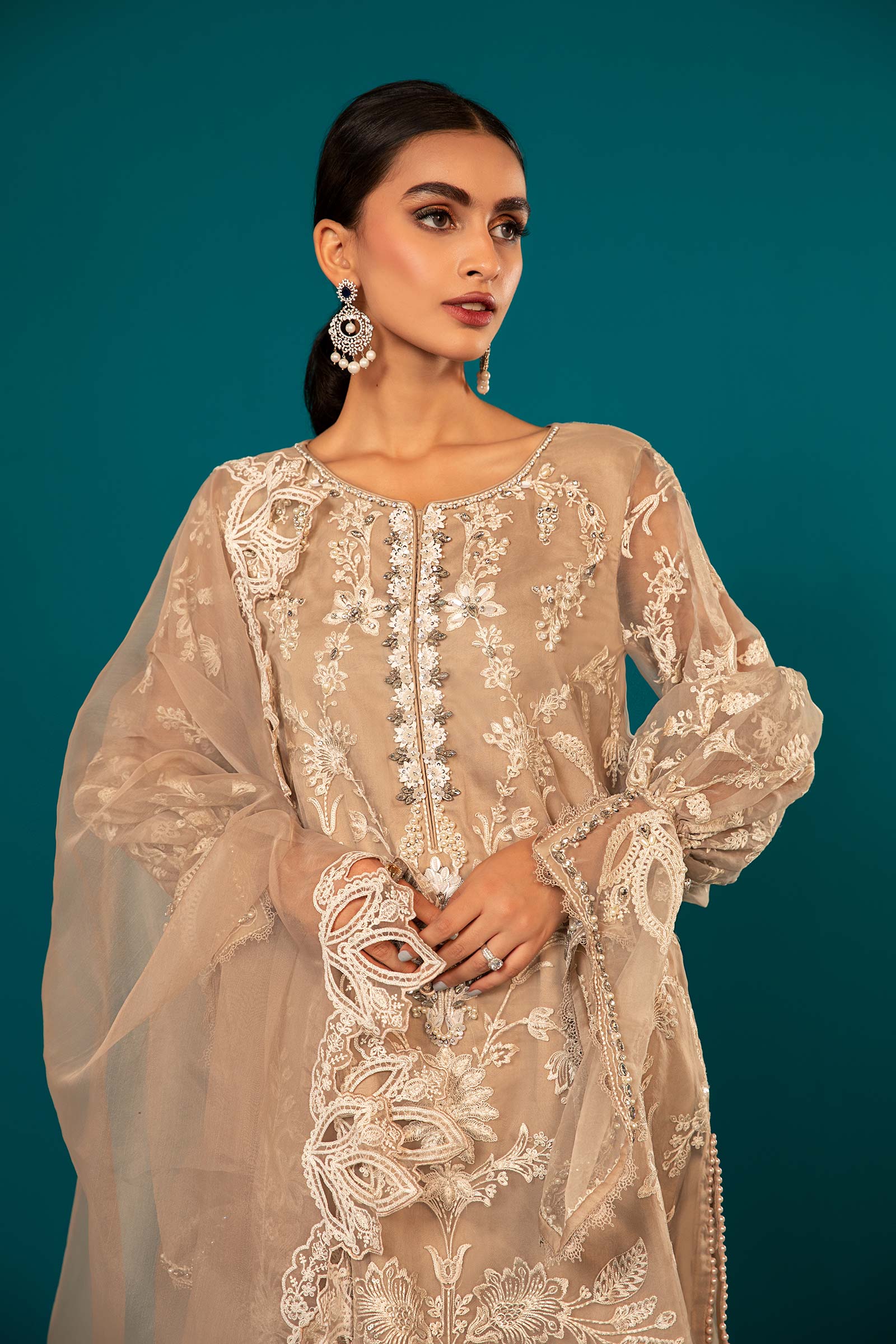 3 Piece Embroidered Suit - Image 2