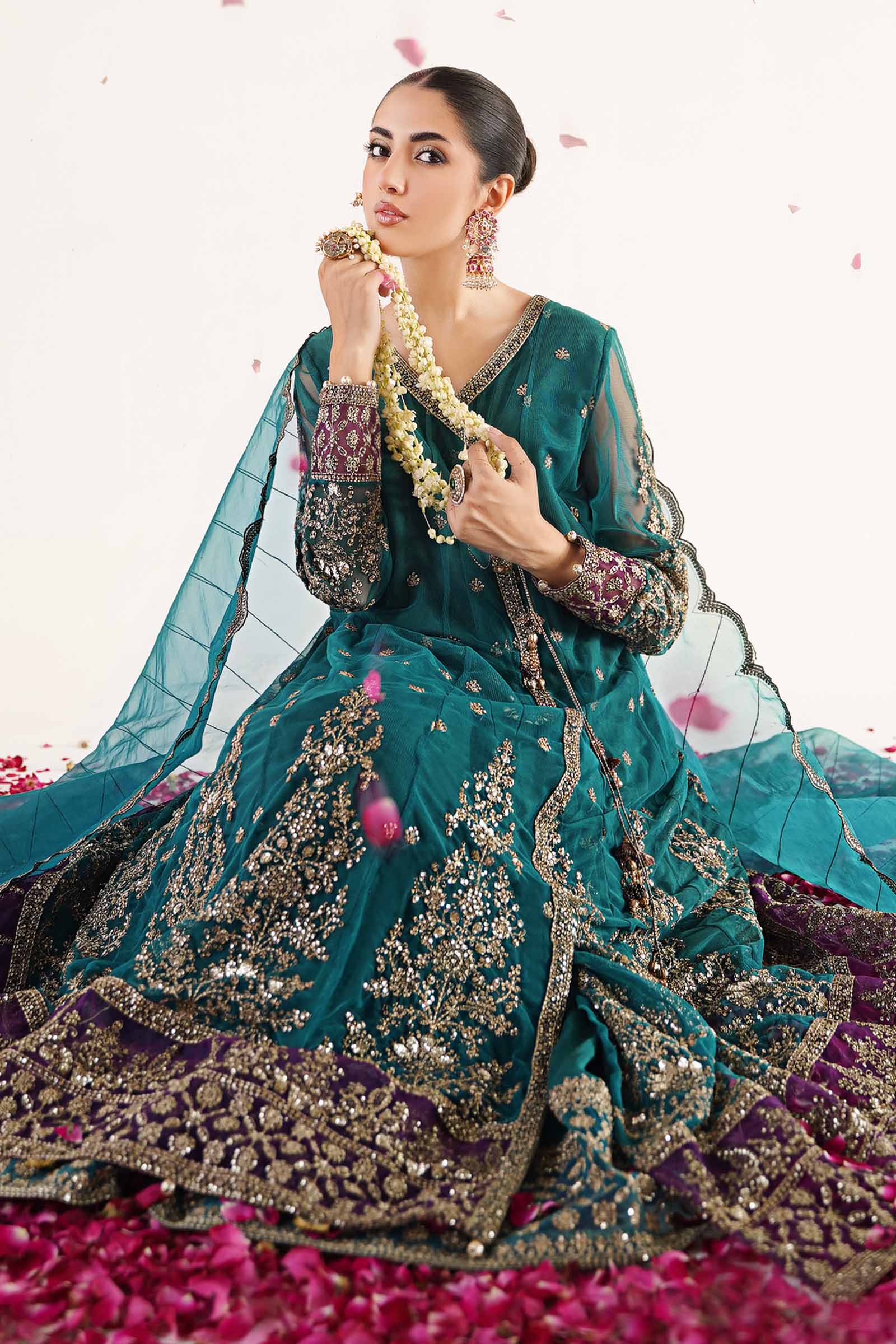 3 Piece Embroidered Net Suit - Image 2