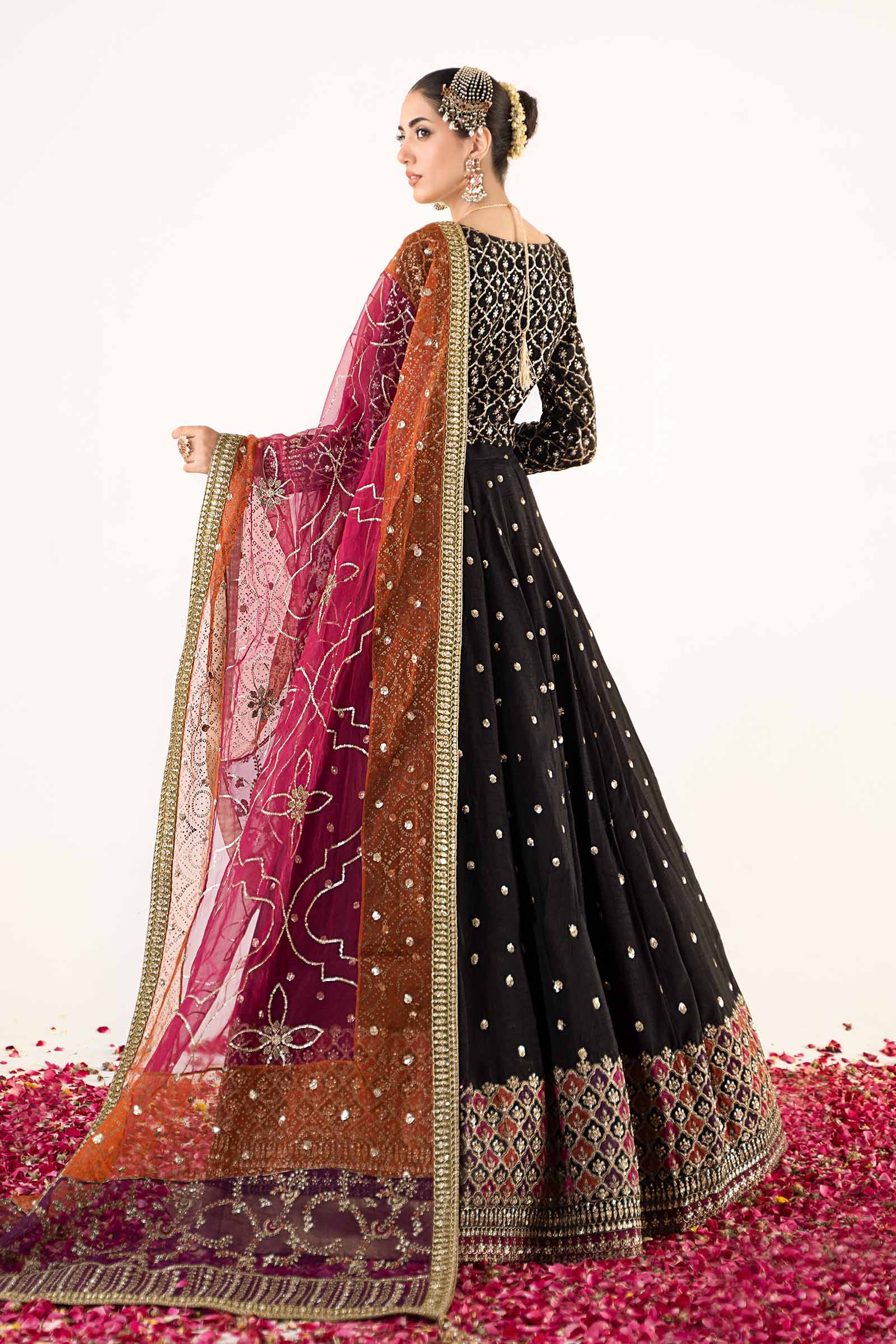 3 Piece Embroidered Raw Silk Suit - Image 7
