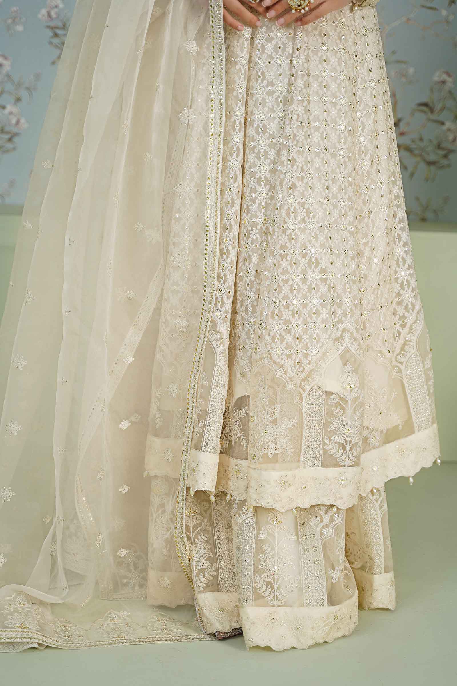 3 Piece Embroidered Bamber Chiffon Suit - Image 3