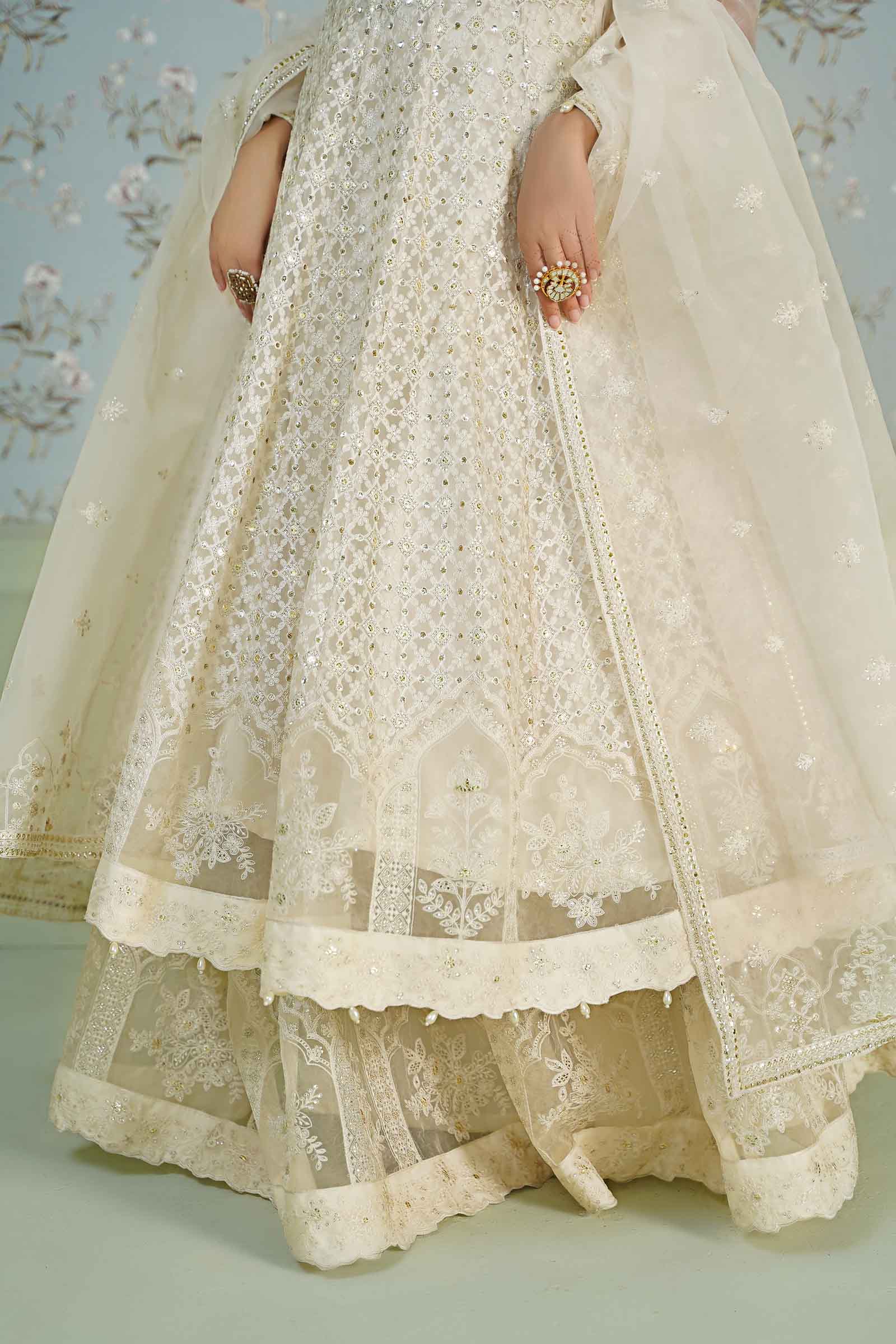 3 Piece Embroidered Bamber Chiffon Suit - Image 5