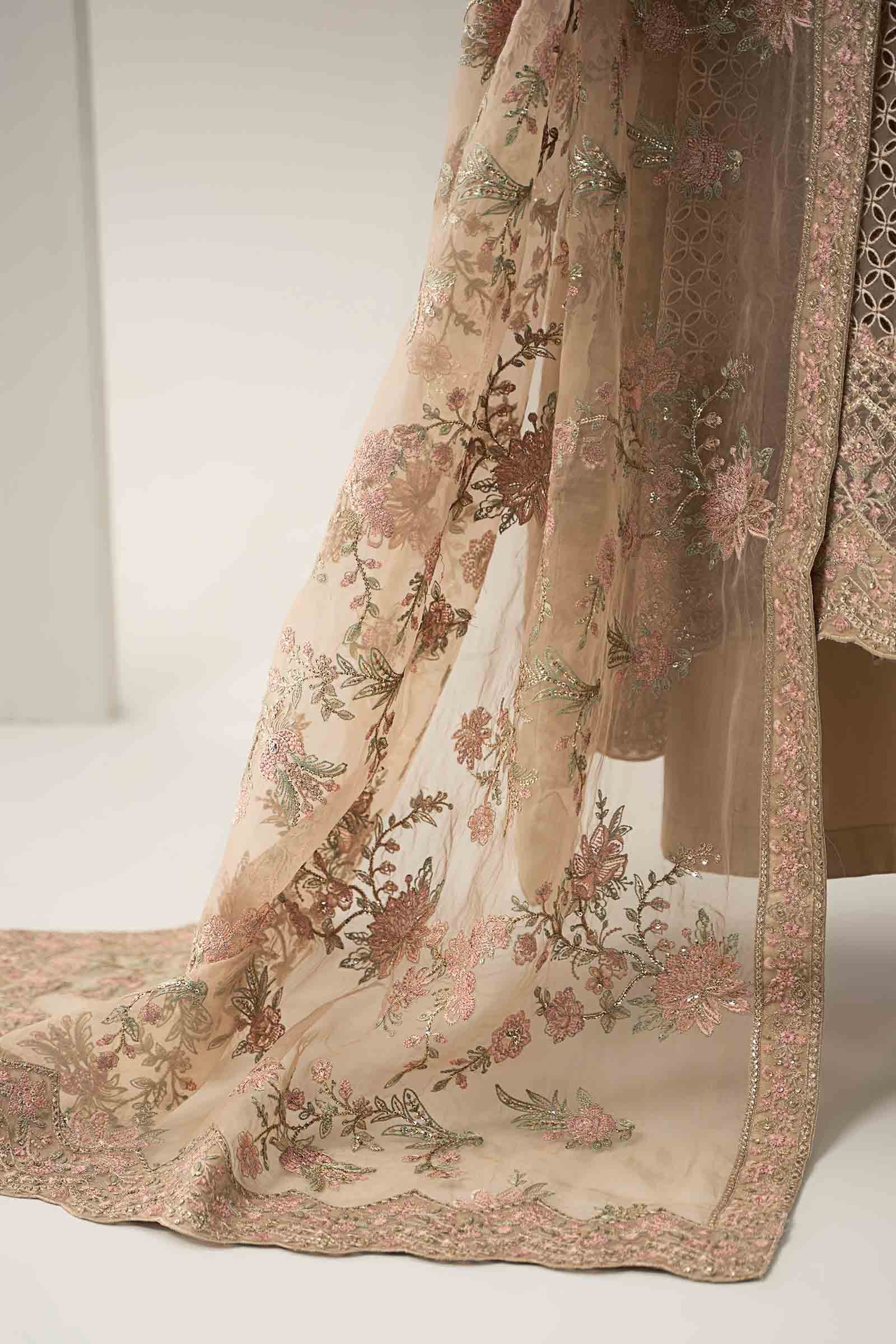 3 Piece Embroidered Organza Suit - Image 6