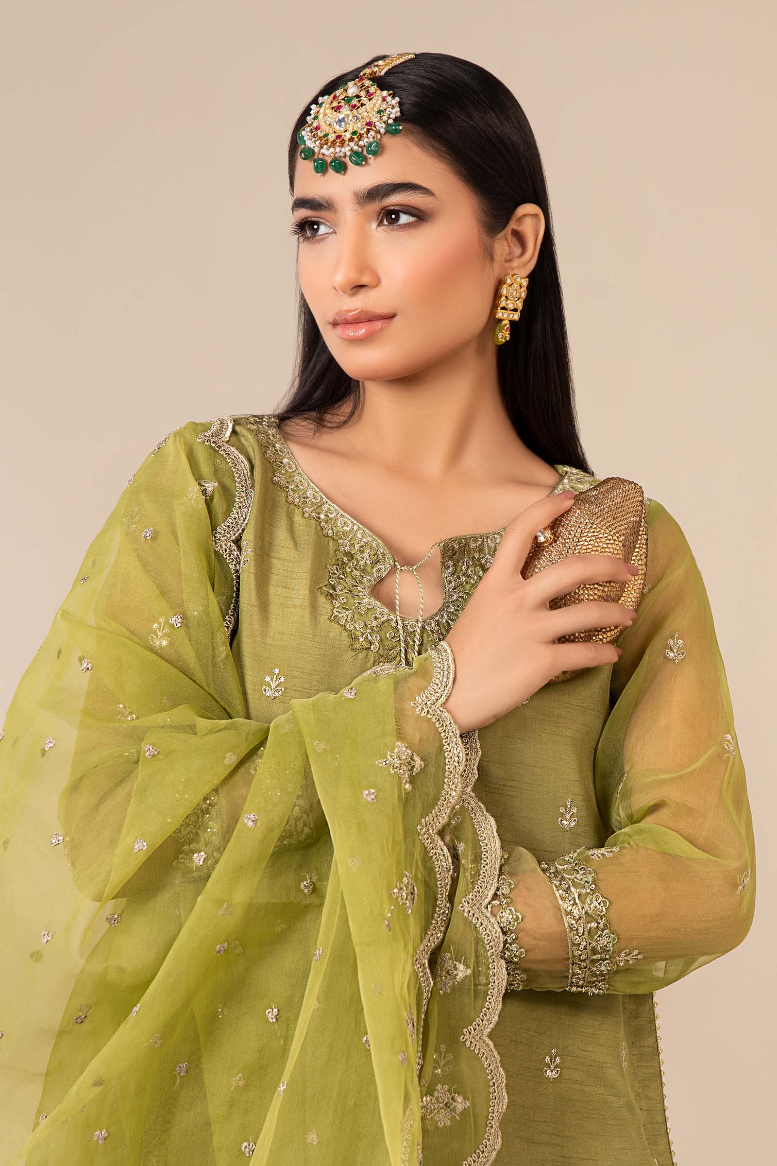 3 Piece Embroidered Suit - Image 2