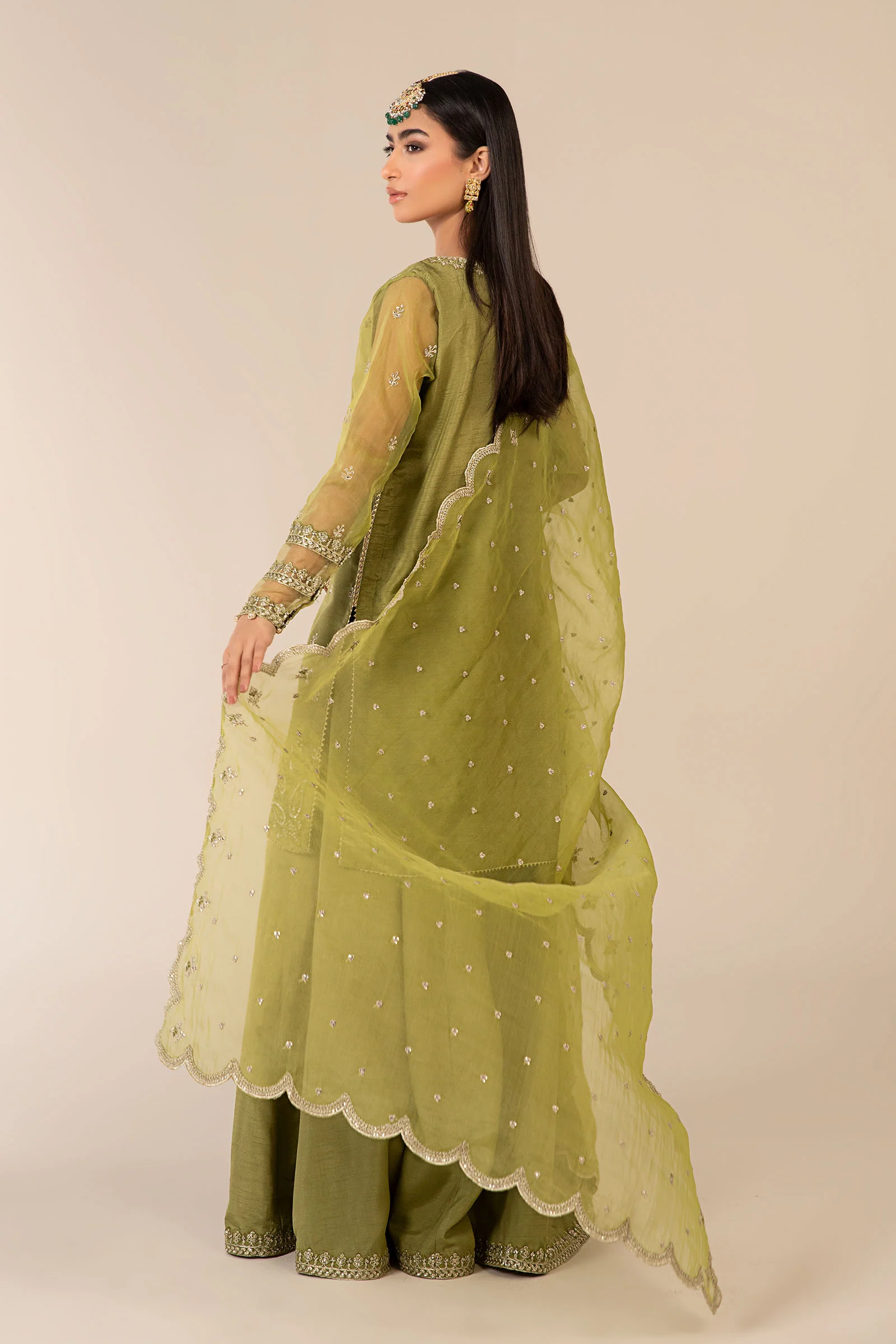3 Piece Embroidered Suit - Image 6
