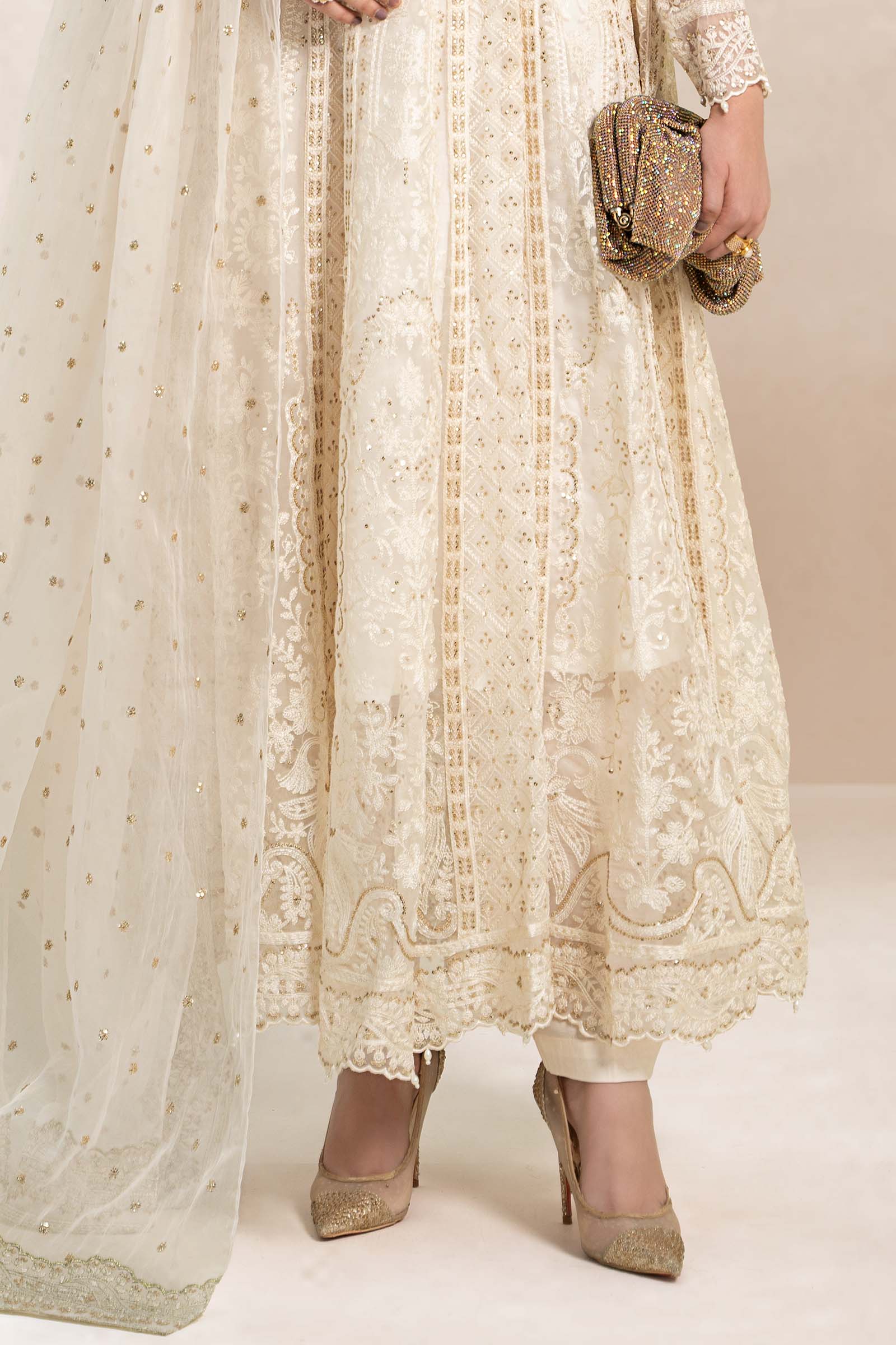 3 Piece Embroidered Frock - Image 3