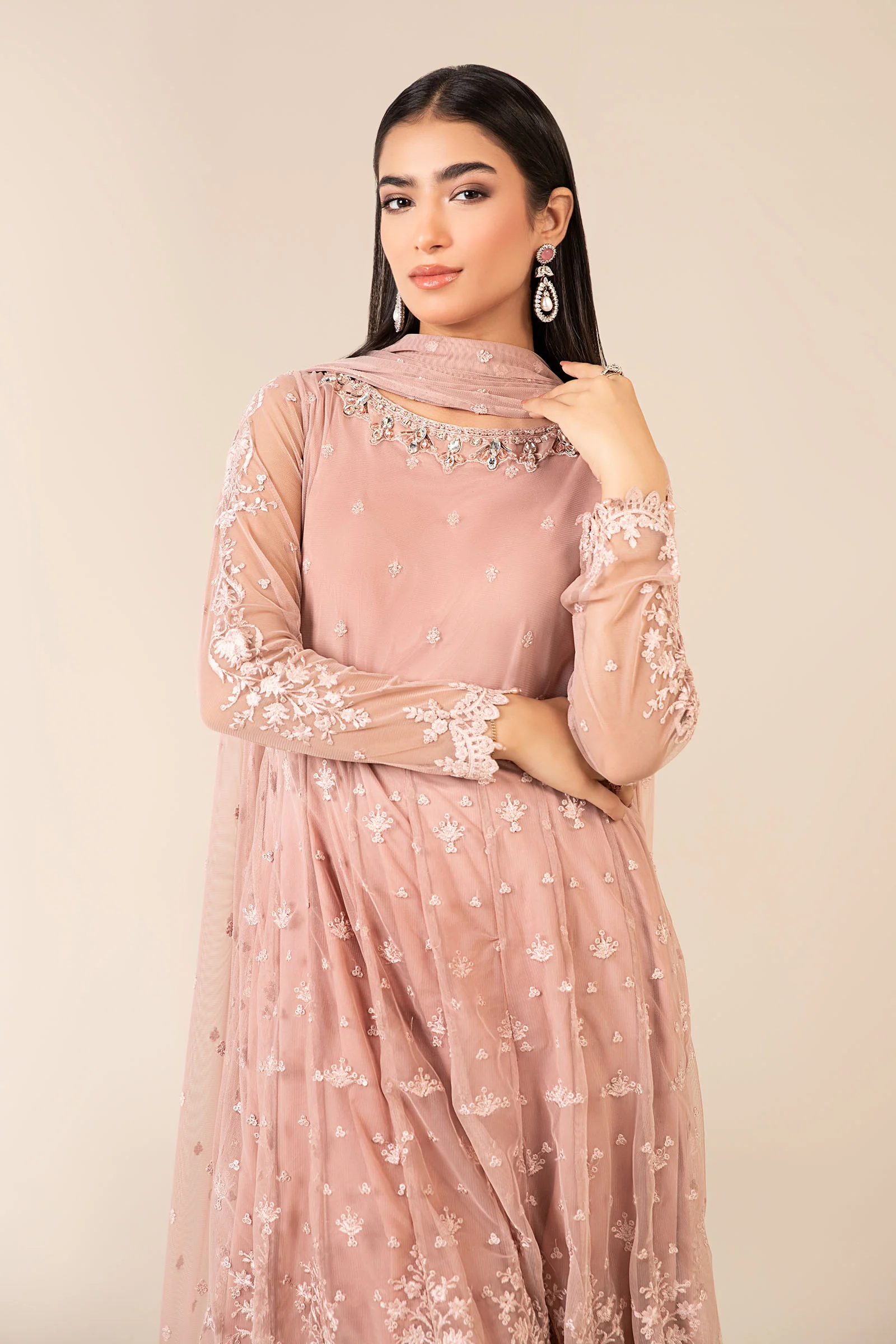 3 Piece Embroidered Suit - Image 2