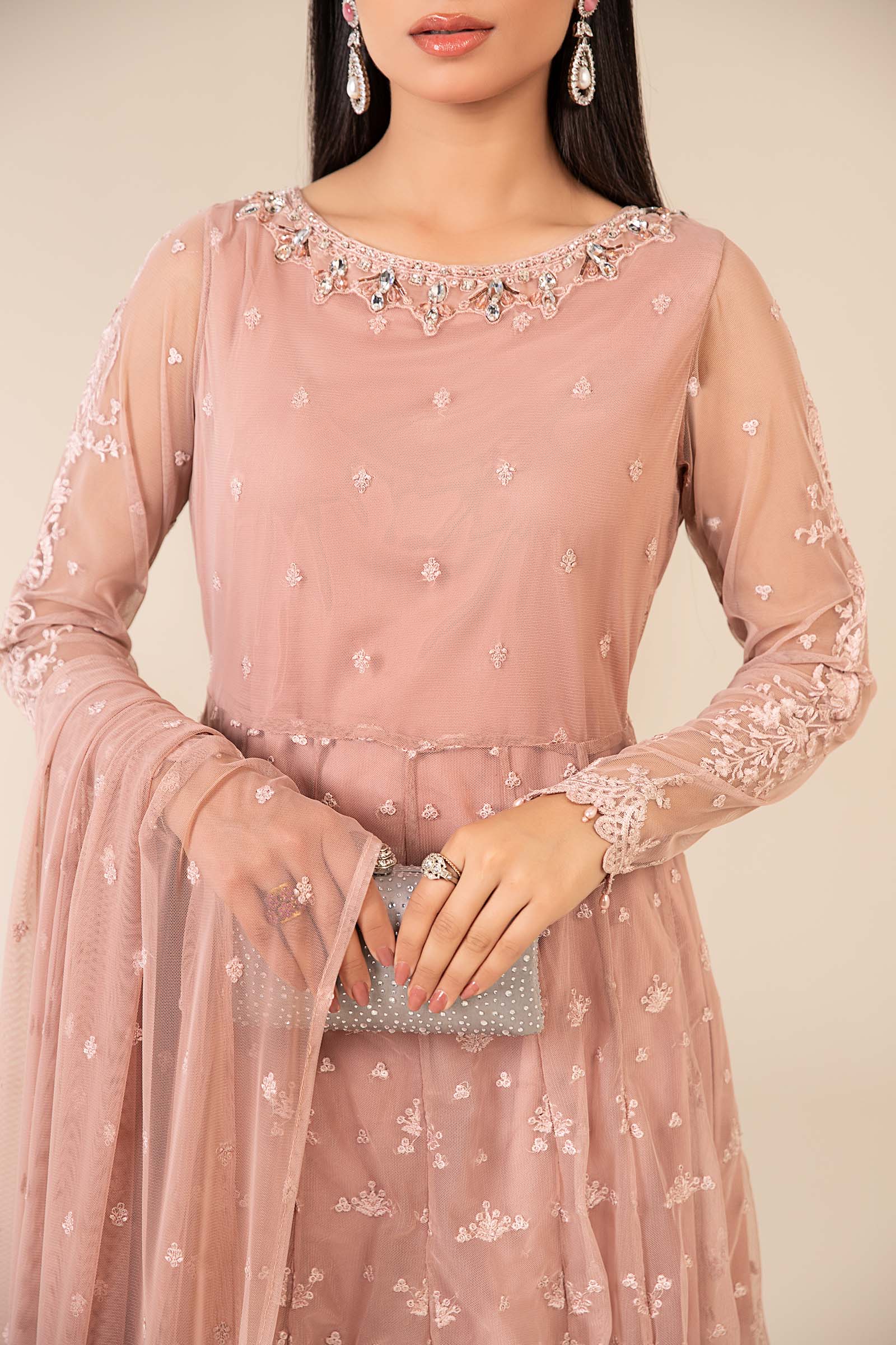 3 Piece Embroidered Suit - Image 3