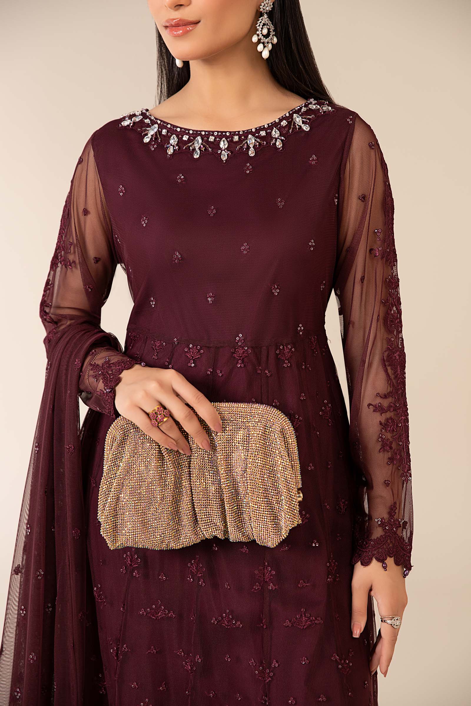 3 Piece Embroidered Suit - Image 5