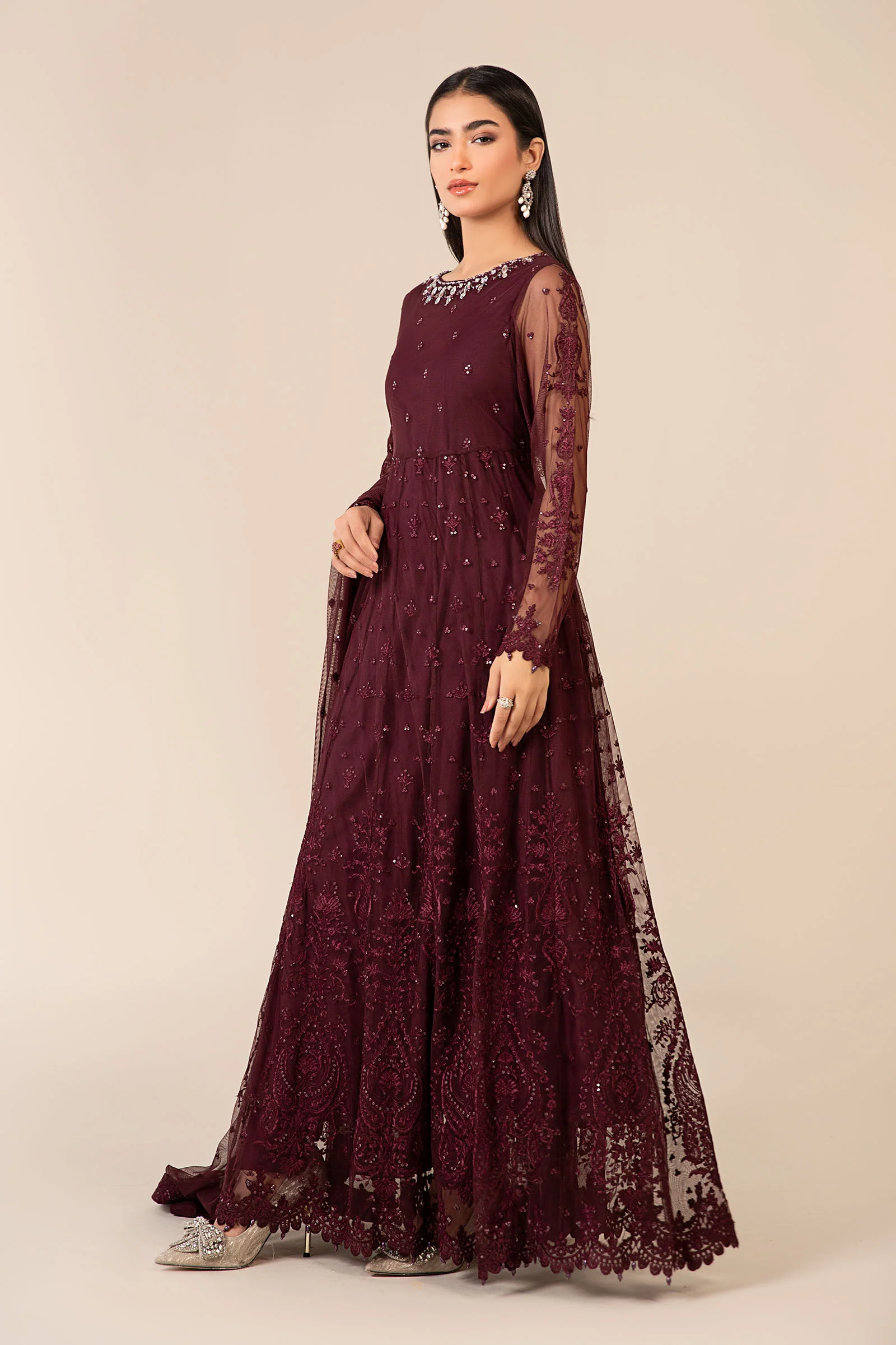 3 Piece Embroidered Suit - Image 6