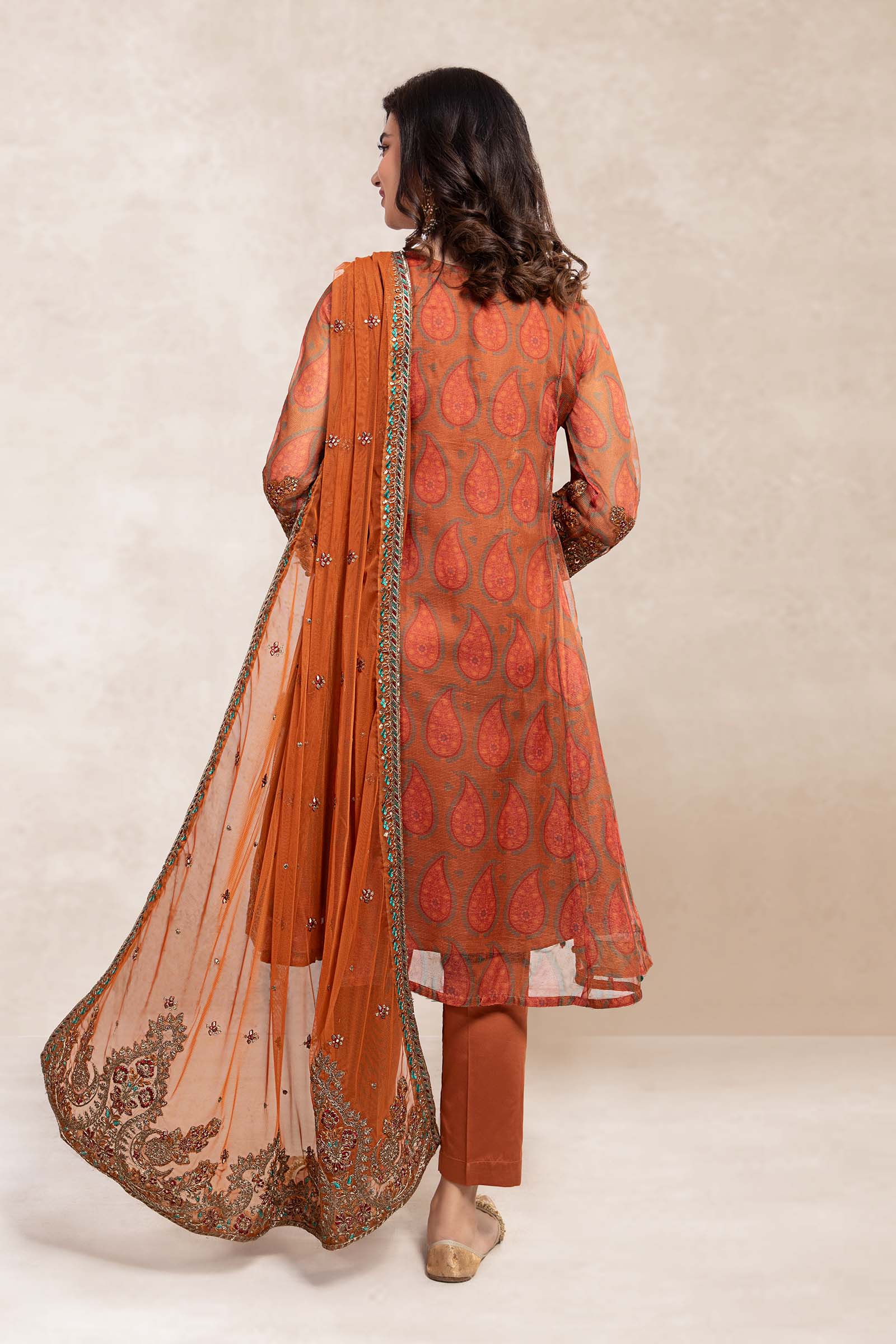 3 Piece Embroidered Suit - Image 5