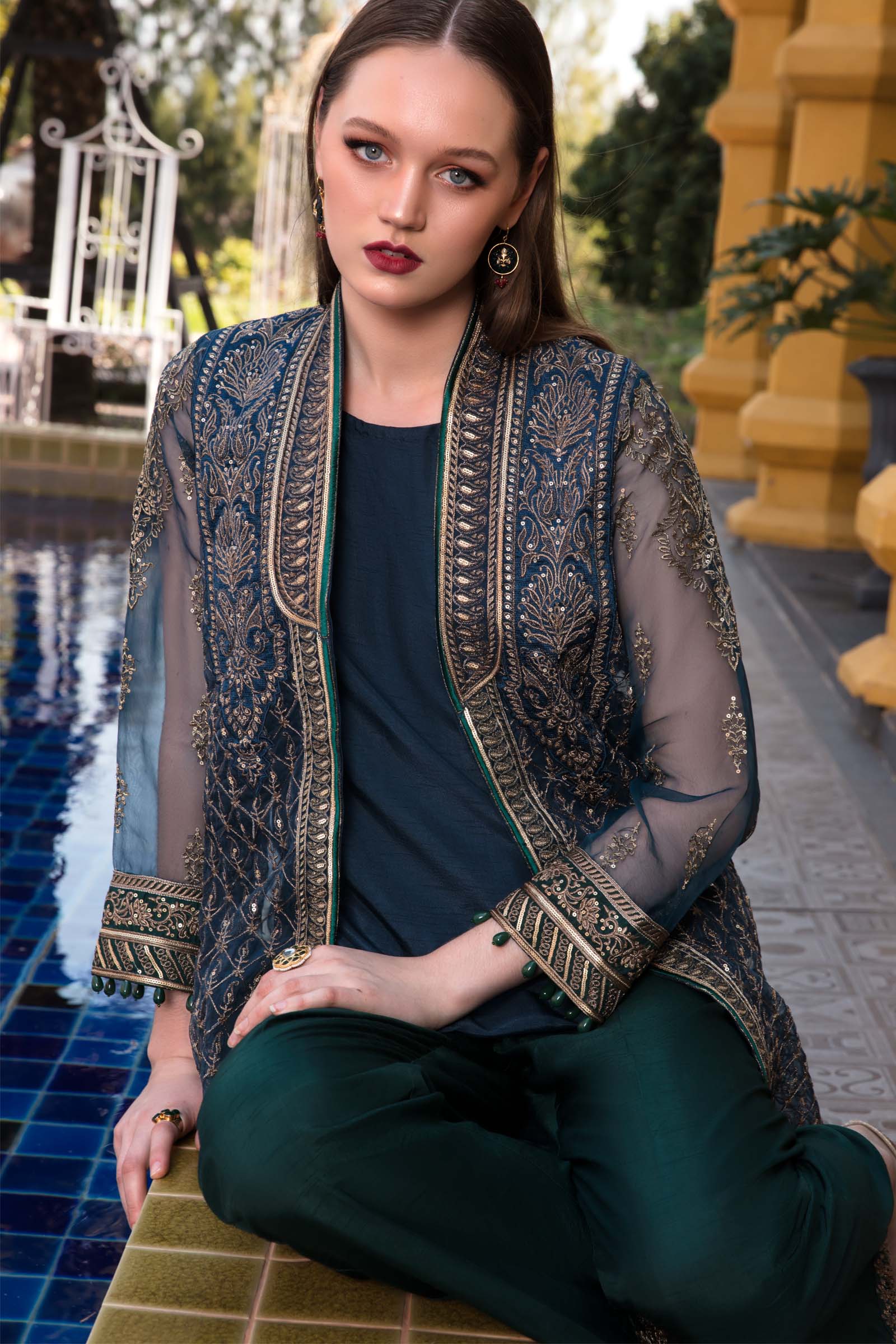 Suit Teal Blue SF-EF23-06 - Image 2