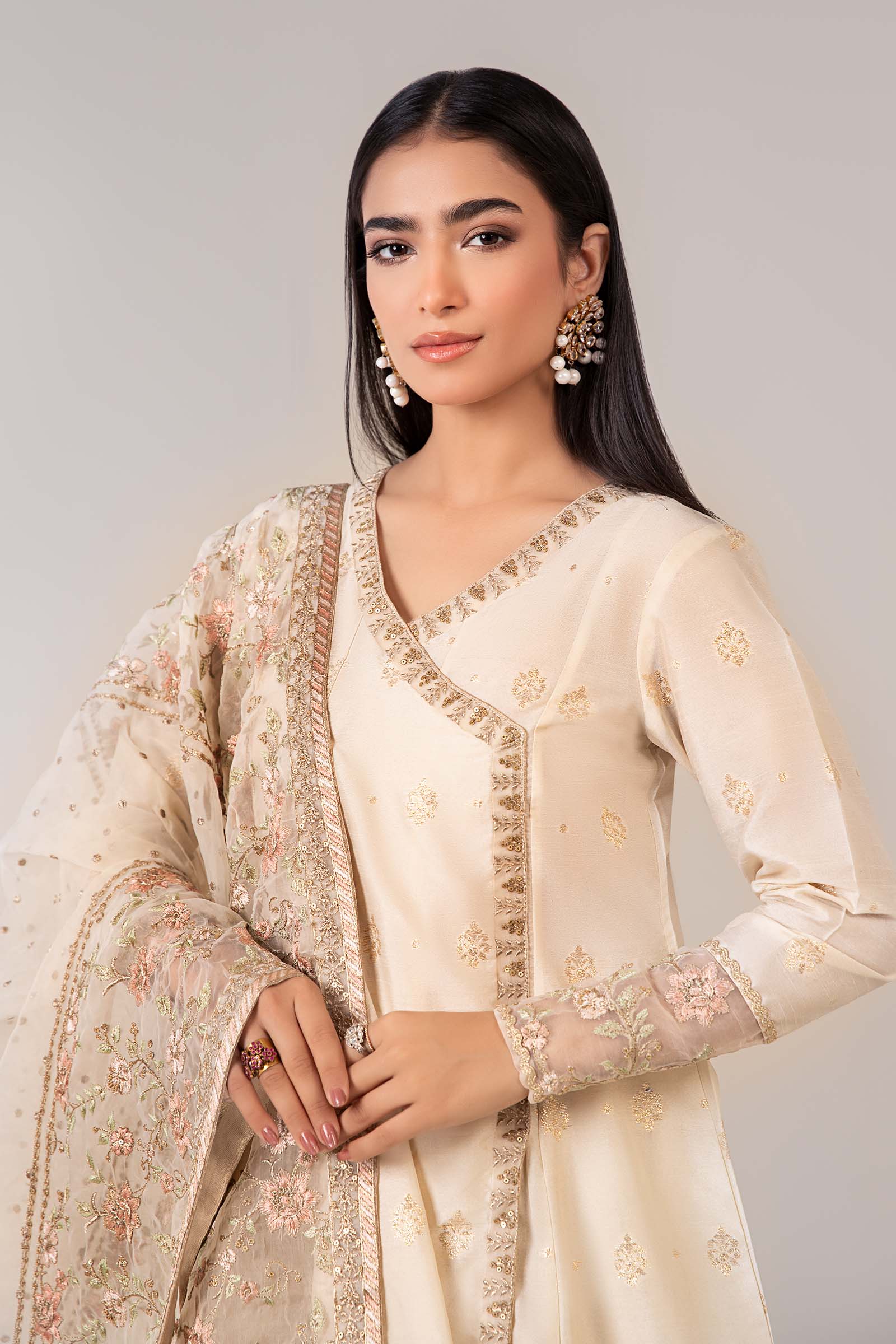 3 Piece Embroidered Suit - Image 2